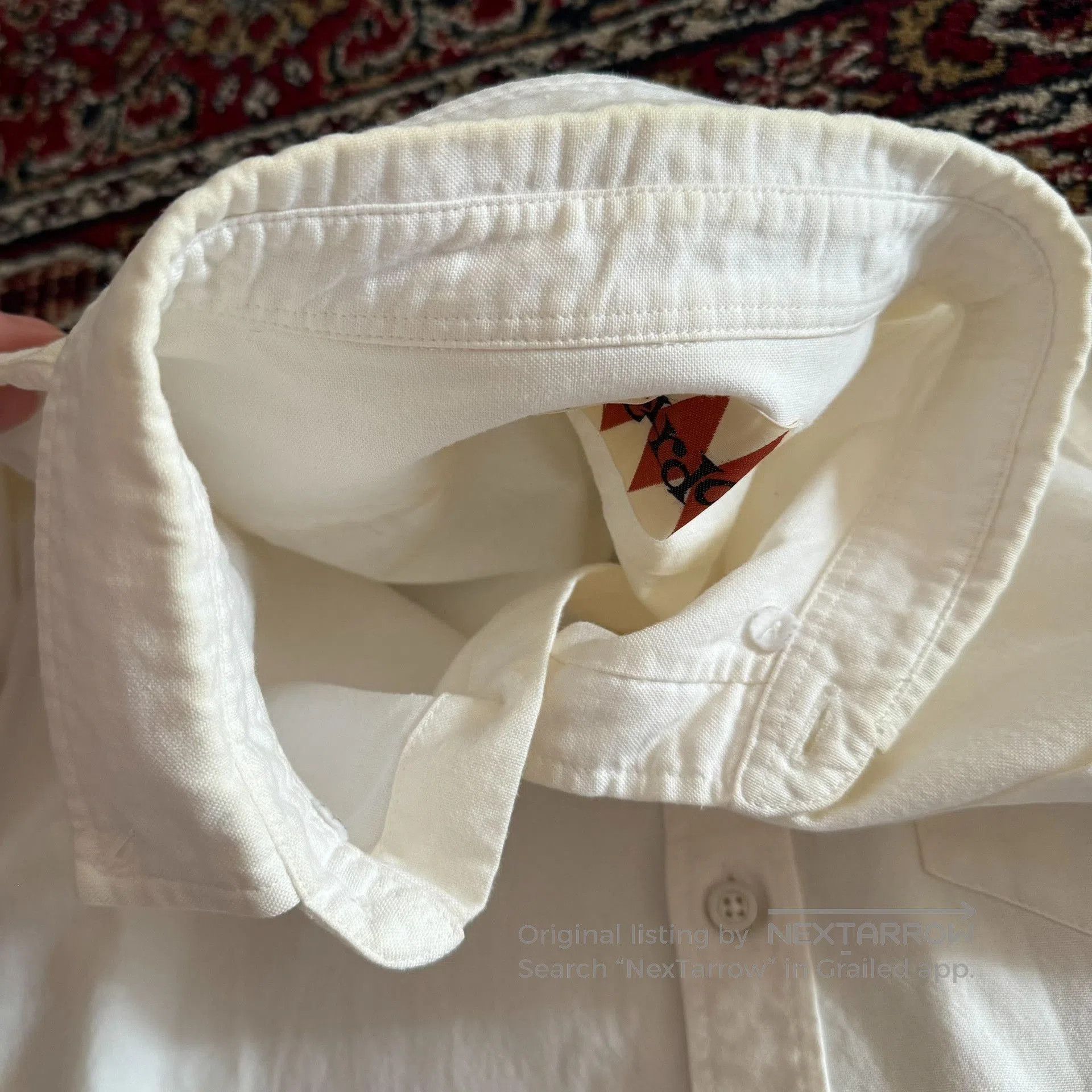 Absurd Weirdo White Shirt with Question Mark Logo. Size US M / EU 48-50 / 2 - 6 Thumbnail