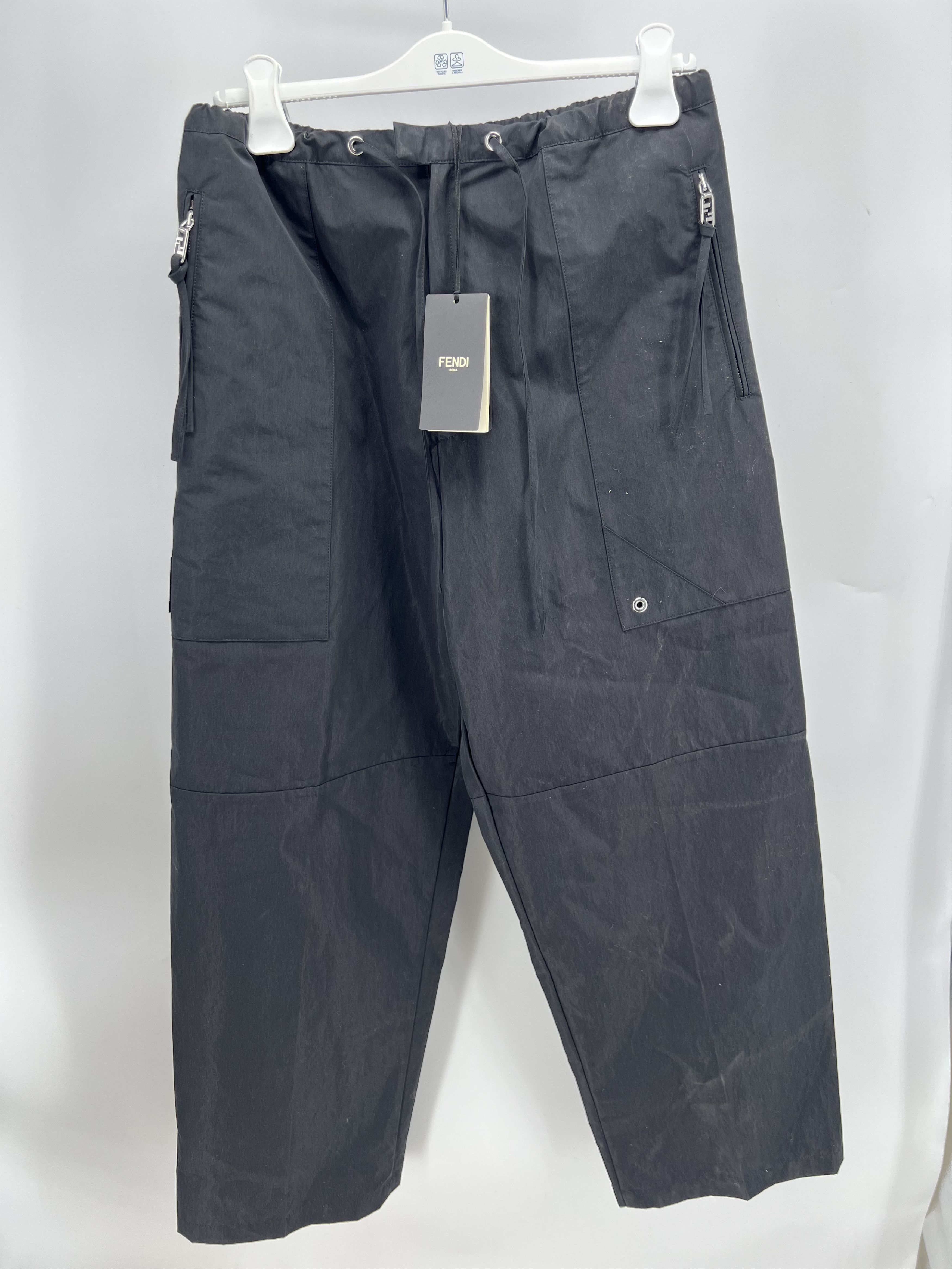Fendi Fendi Compact Cotton Trousers size 48 Size US 32 / EU 48 - 1 Thumbnail