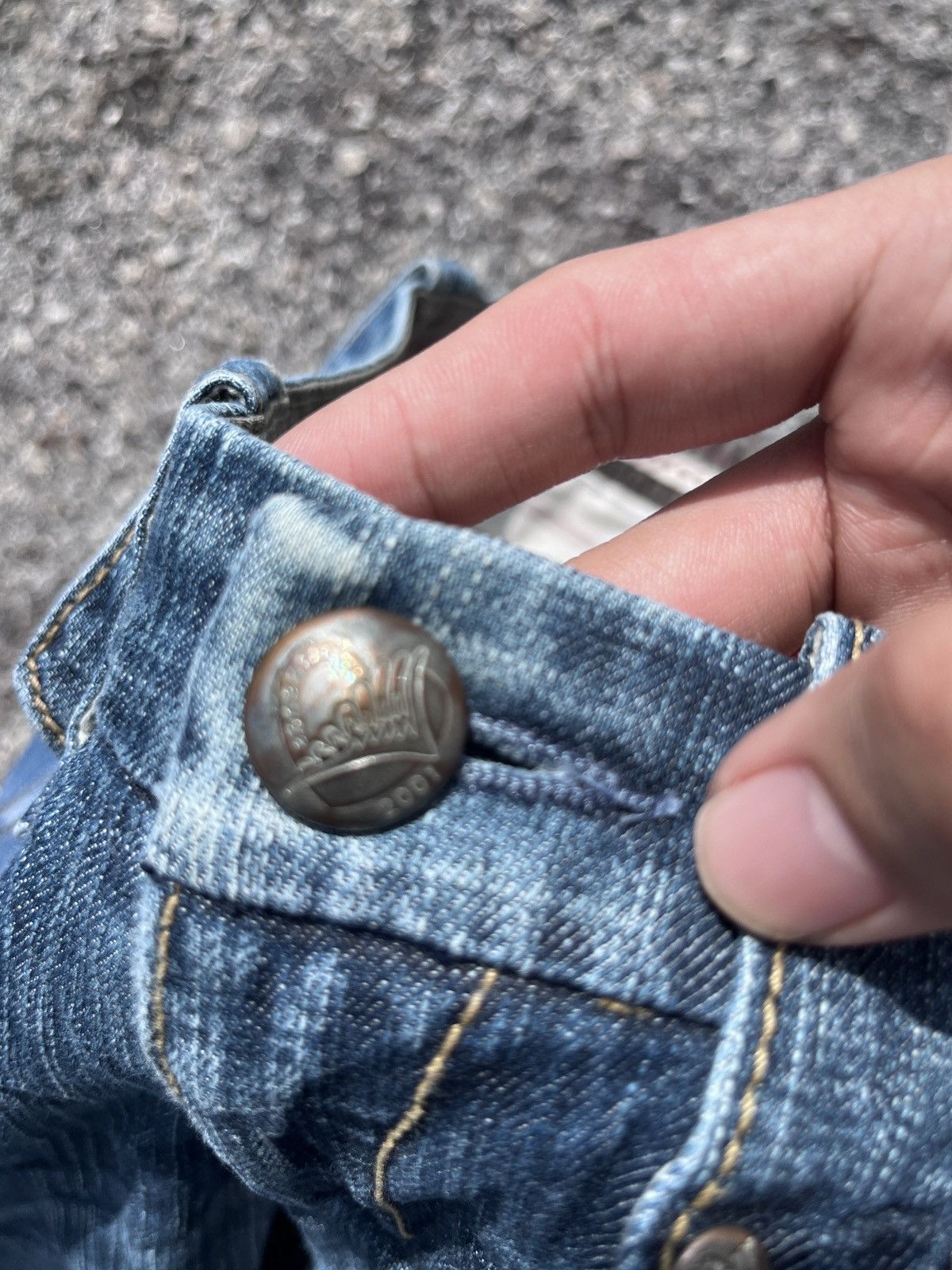 Hysteric Glamour × If Six Was Nine × Tornado Mart Antgauge S.P Platinum Blue Flare Jean Size US 32 / EU 48 - 6 Thumbnail