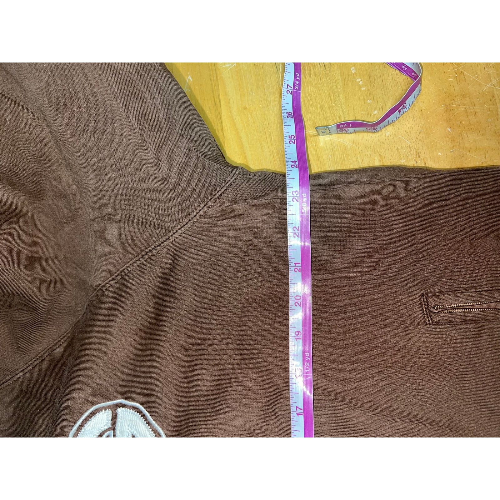 Vintage Y2K LRG Brown Hoodie Full Zip Lifted Research 2000s Size XL Size US XL / EU 56 / 4 - 11 Thumbnail
