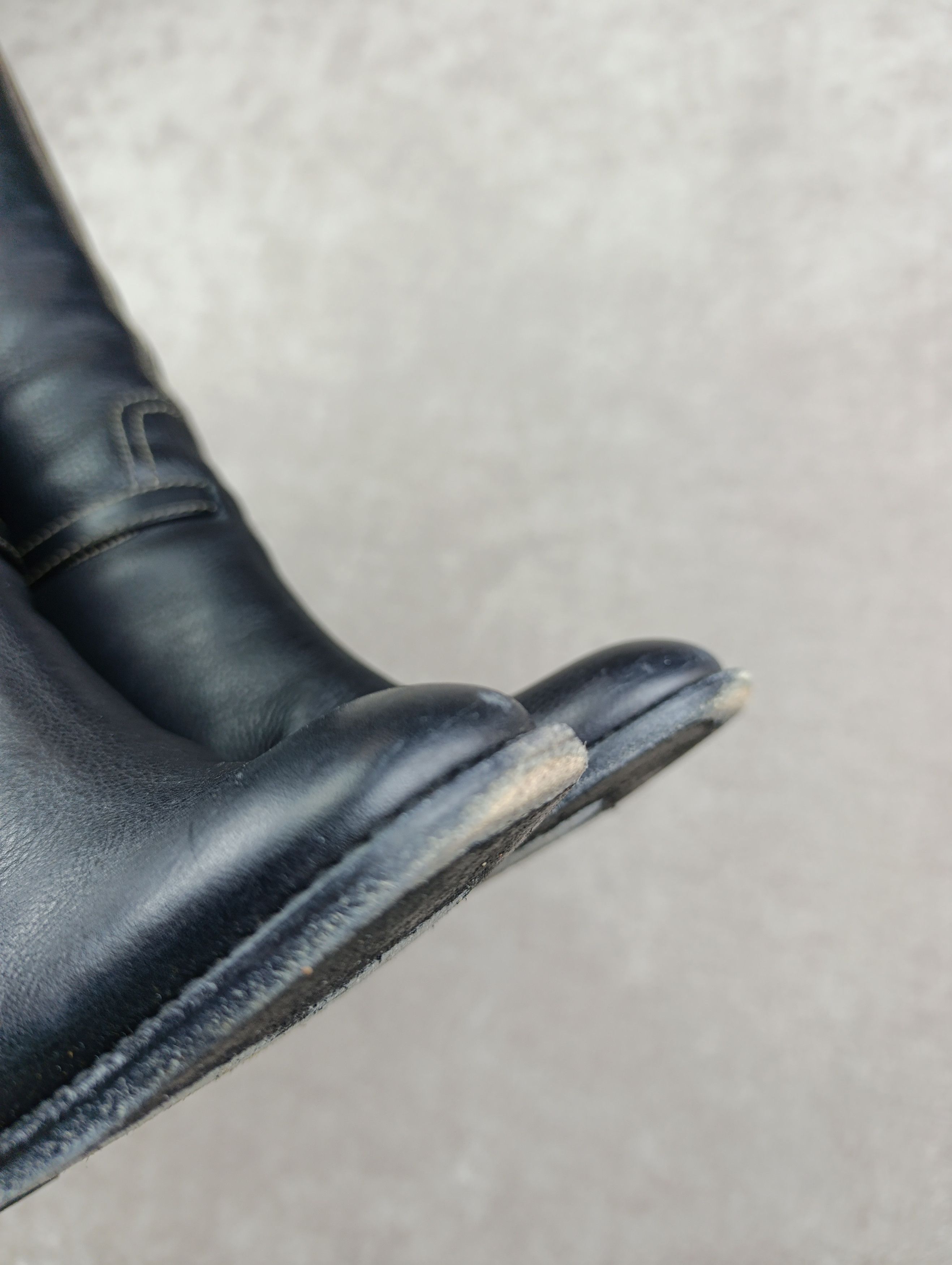 Gucci GUCCI BLACK GG INTERLOCK LOGO LEATHER BOOTS Size US 7 / IT 37 - 14 Thumbnail