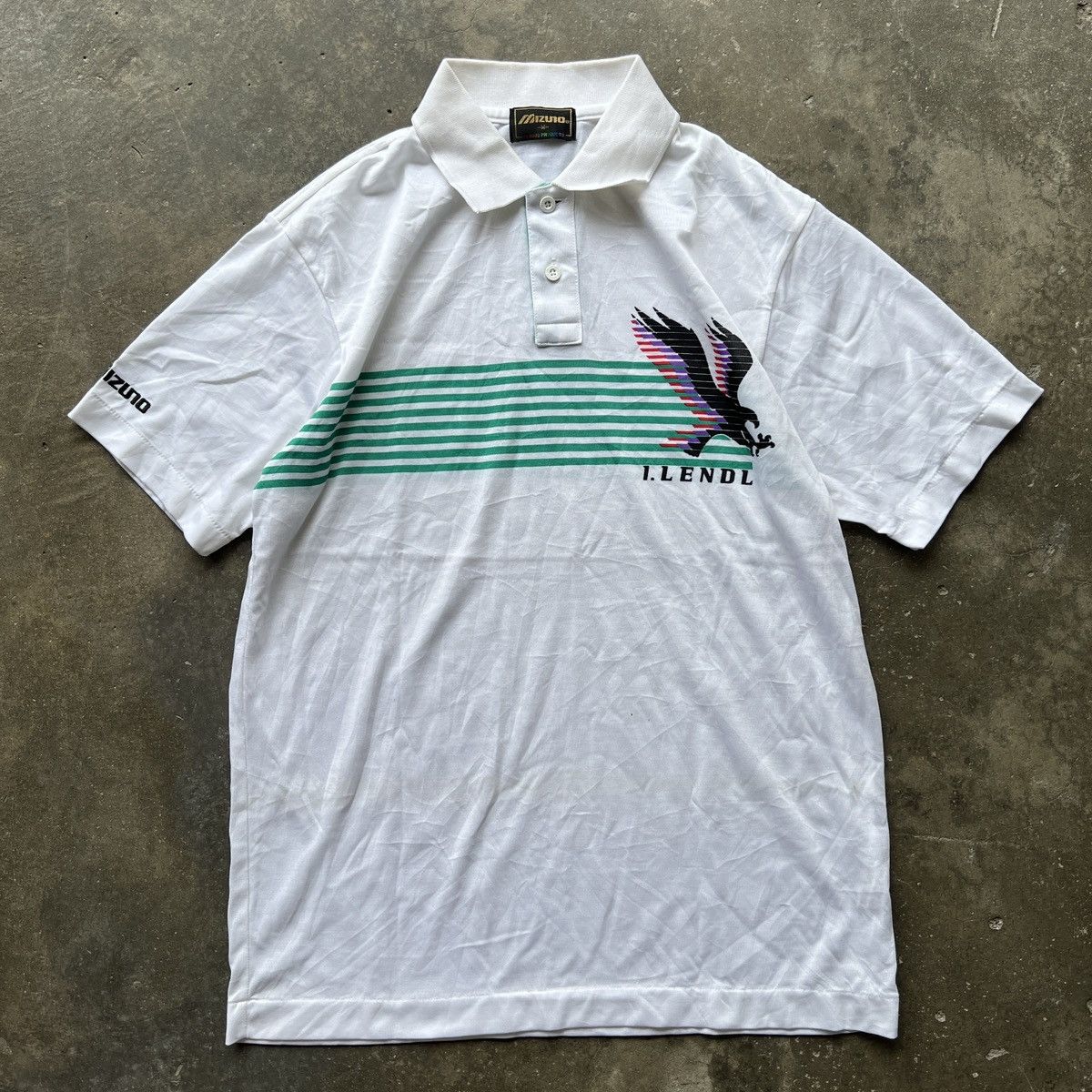 Mizuno 🔥 Rare Vintage Ivan Lendl Mizuno Polos Size US M / EU 48-50 / 2 - 4 Thumbnail