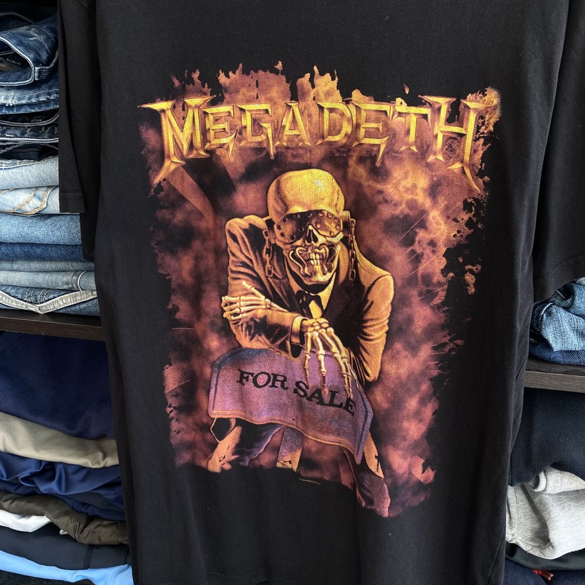 Band Tees Vintage Megadeth Big Graphic Logo Rock Band 00’s tee Size US M / EU 48-50 / 2 - 2 Thumbnail