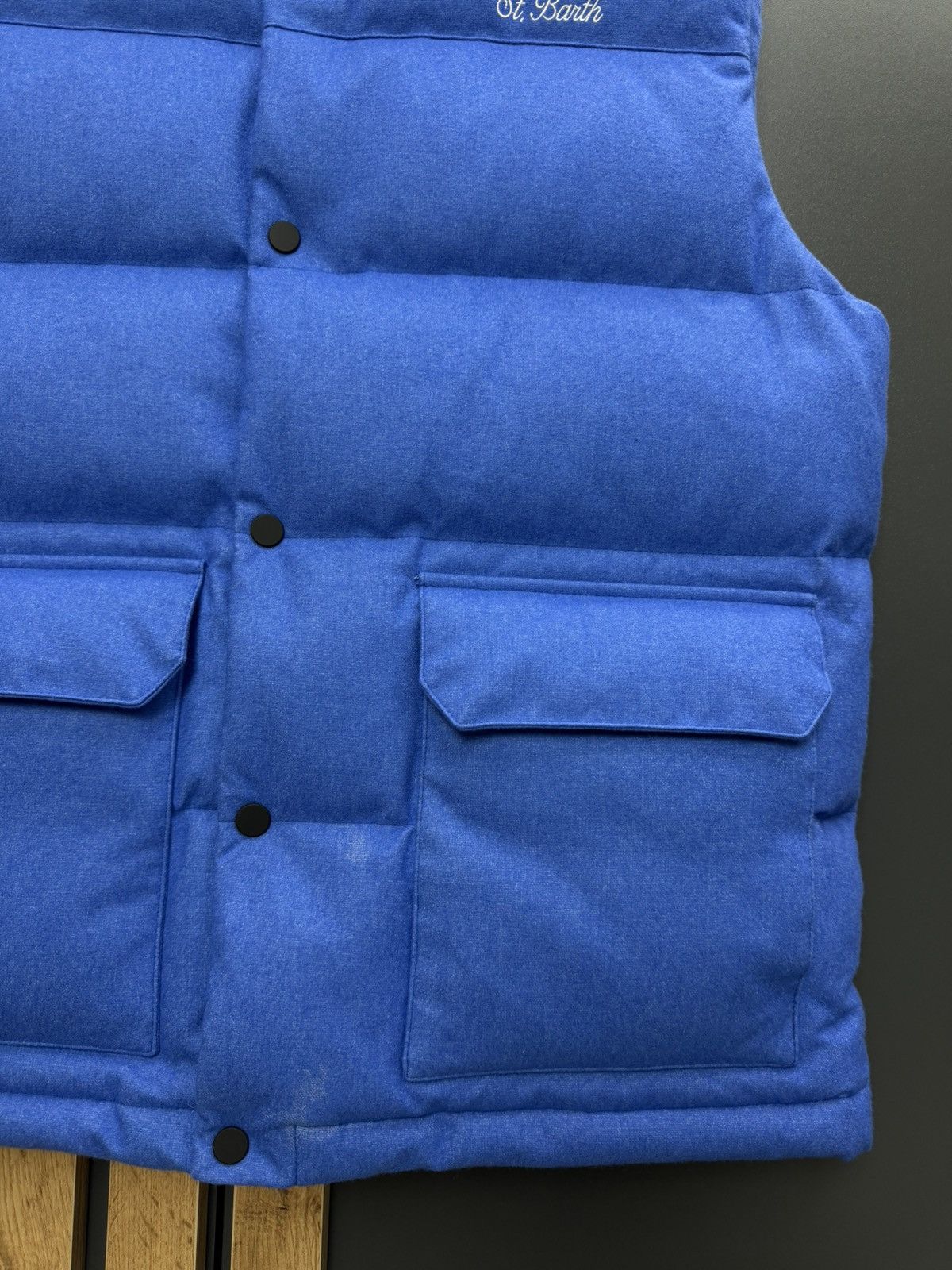MC2 Saint Barth MC2 Saint Barth Down Padded Wool Vest Size L Size US L / EU 52-54 / 3 - 5 Thumbnail