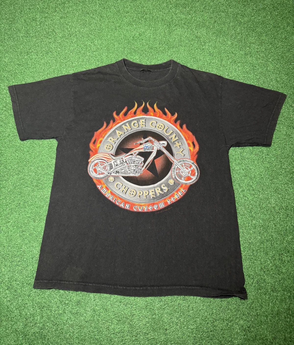 Vintage Orange County Choppers Flame Biker Medium 19x26 T Shirt Size US M / EU 48-50 / 2 - 1 Thumbnail