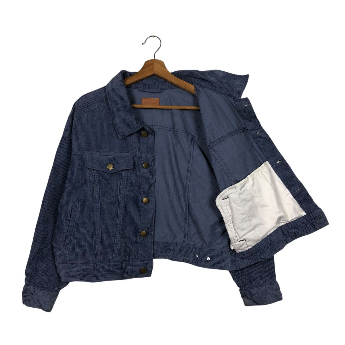 Vintage 🔥CROPPED CORDUROY BIKER JACKET MUSIC & ECOLOGY ISSEY MIYAKE Size US M / EU 48-50 / 2 - 14 Thumbnail