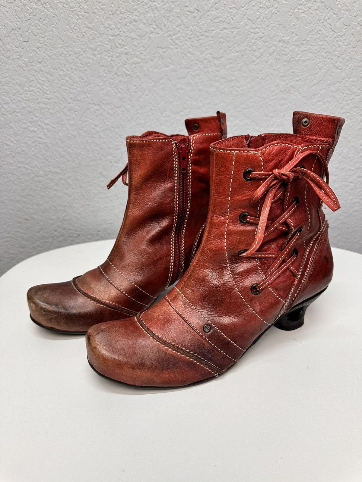 Leather RICK OWENS STYLE AVANT-GARDE Boots BROGUE Guidi LGB