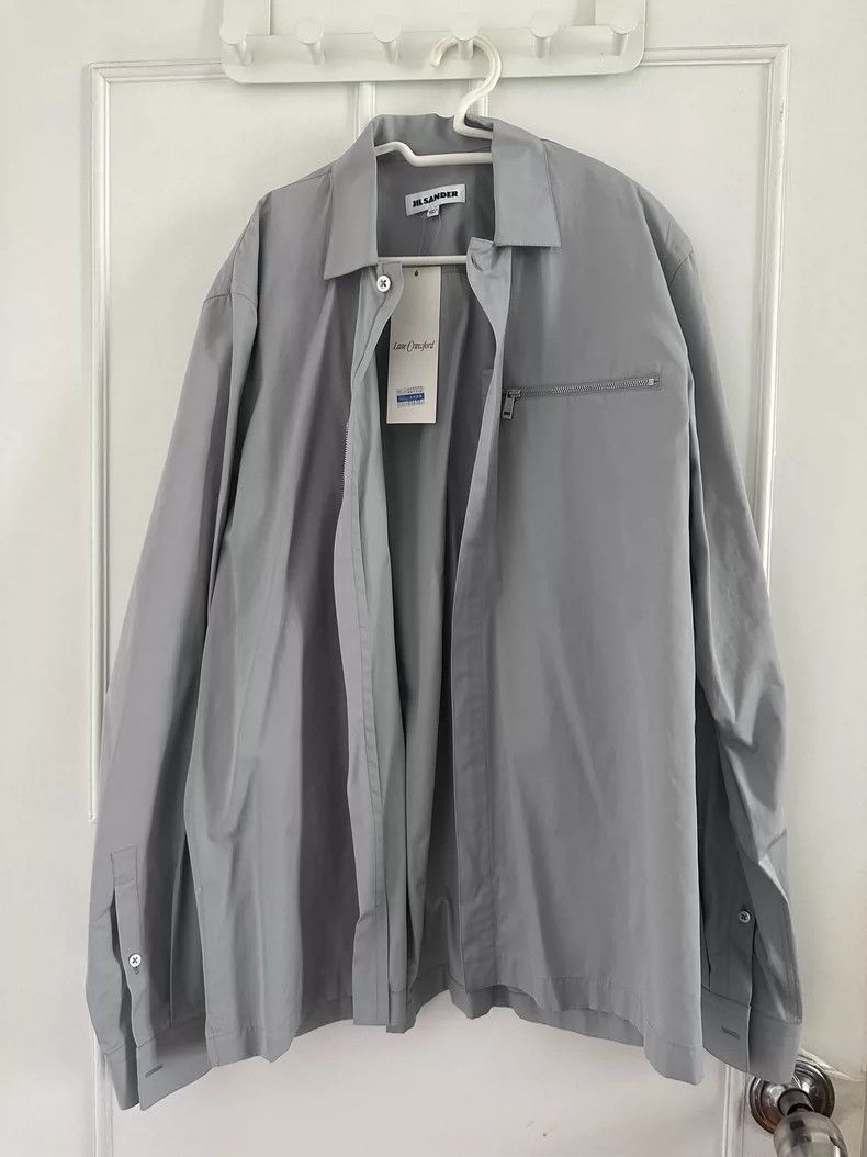 Jil Sander Jil Sander Long sleeved zipper shirt Size US S / EU 44-46 / 1 - 1 Thumbnail