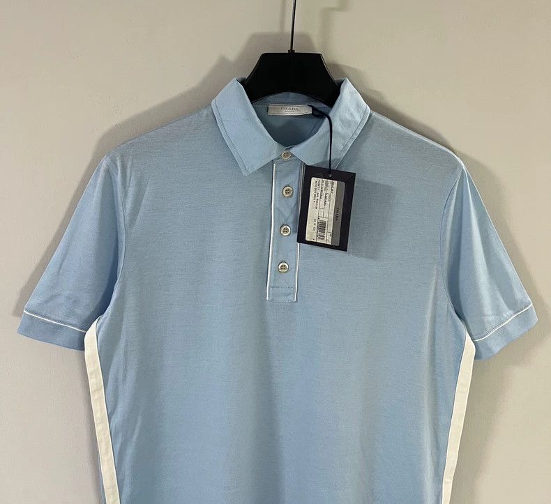 Prada Prada T-shirt polo shirt Size US L / EU 52-54 / 3 - 3 Thumbnail