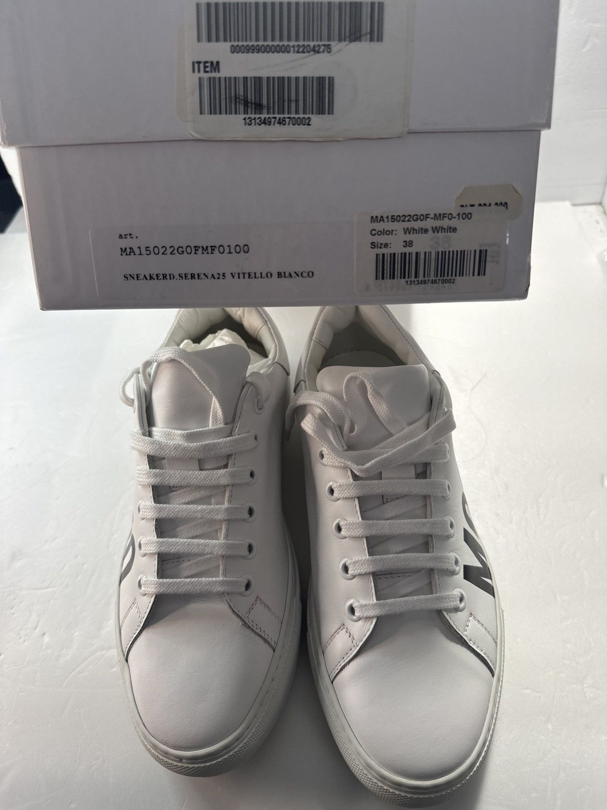 Moschino Moschino Low-Top Logo Sneakers large contrast logo printed Size US 8 / IT 38 - 4 Thumbnail