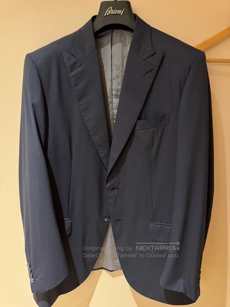 Brioni Brioni Handmade wool single suit Size US L / EU 52-54 / 3 - 1 Thumbnail