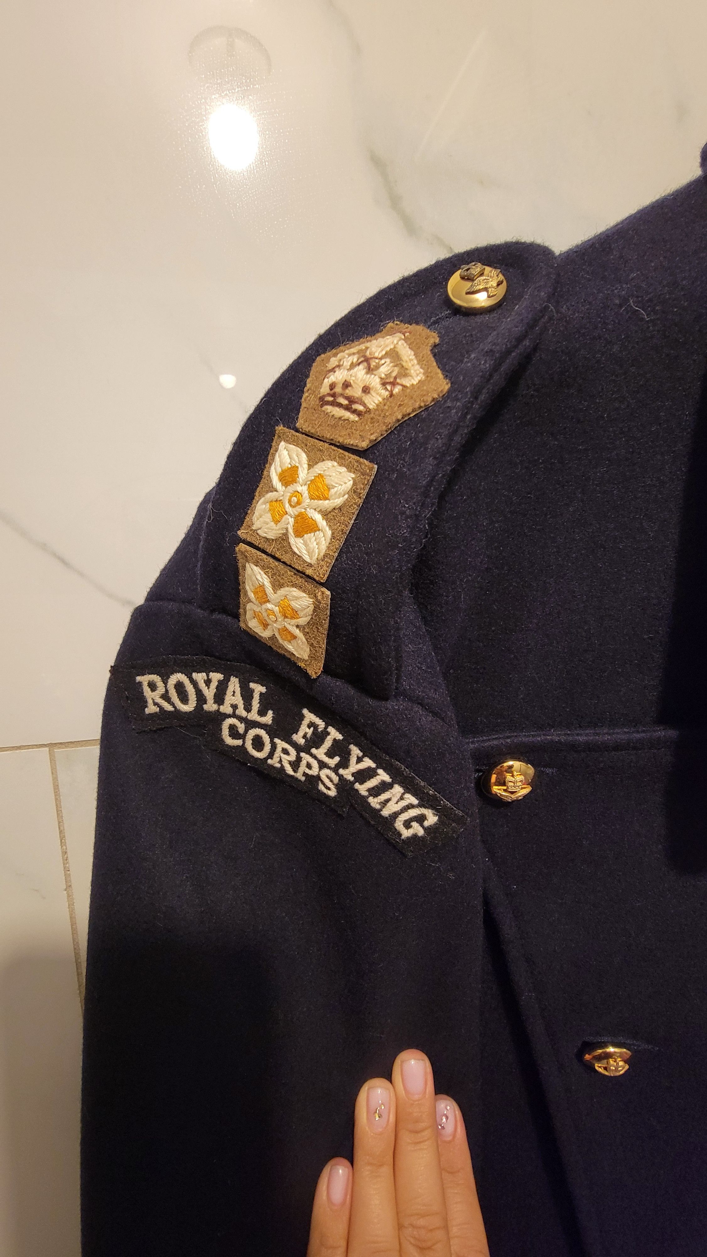 J. Peterman military-inspired Royal Flying Corps (RFC) wool coat Size US M / EU 48-50 / 2 - 7 Thumbnail