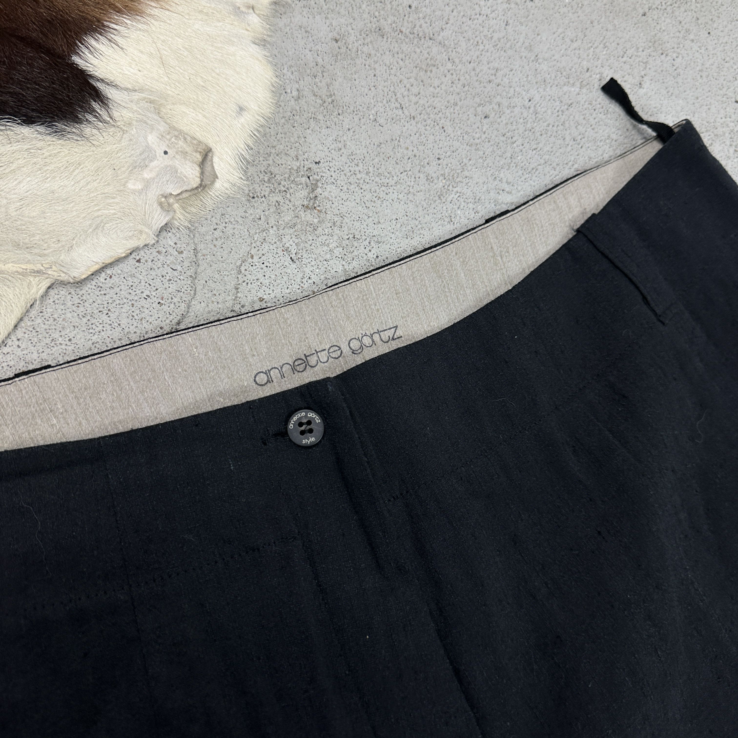 Annette Gortz × Vintage Vintage Avant Garde Casual Wide Leg Anette Gortz Pants 00s Size 27" / US 4 / IT 40 - 4 Thumbnail