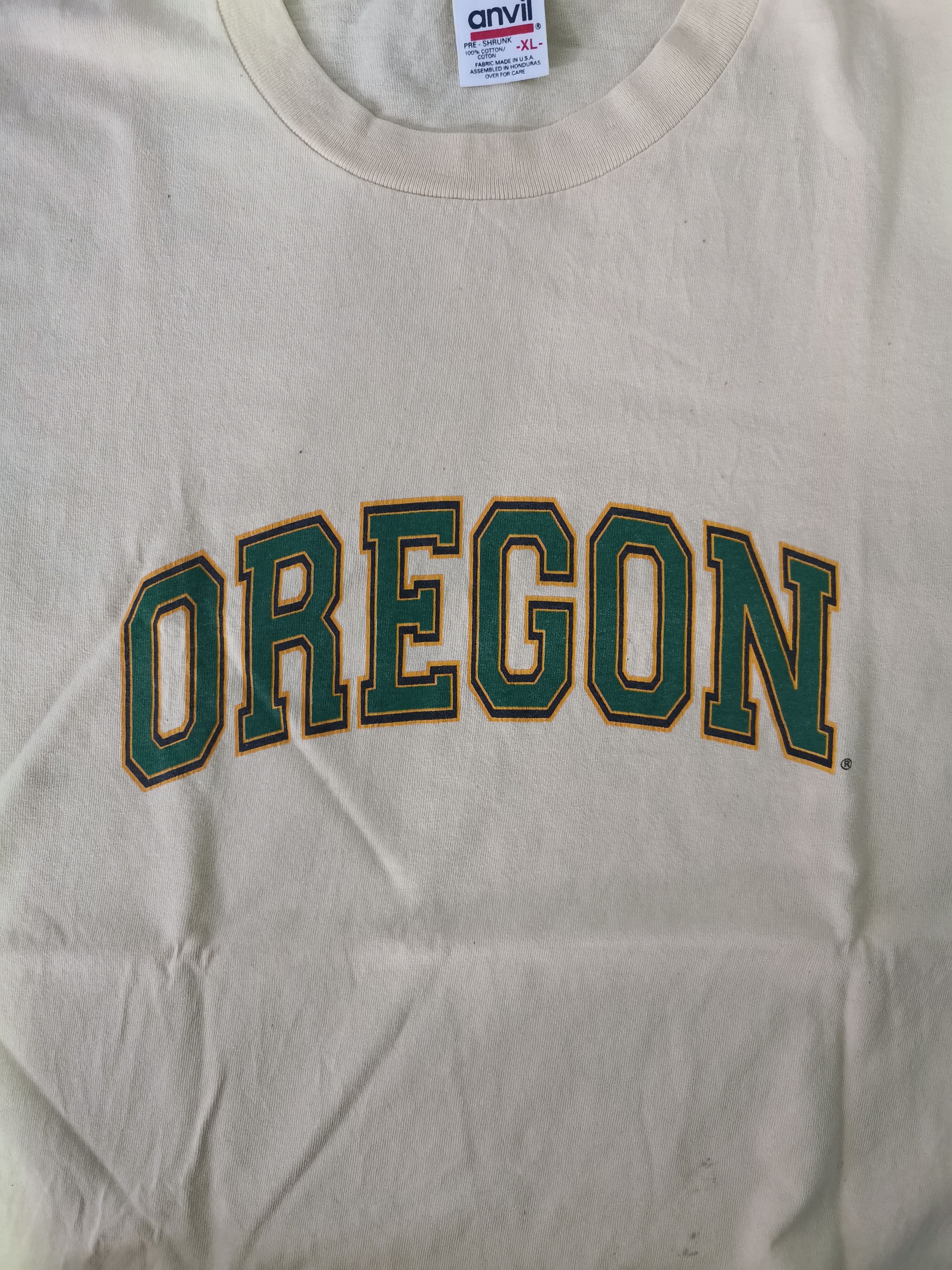 Vintage Oregon Spell Out XL Vintage T-shirt Size US XL / EU 56 / 4 - 4 Thumbnail