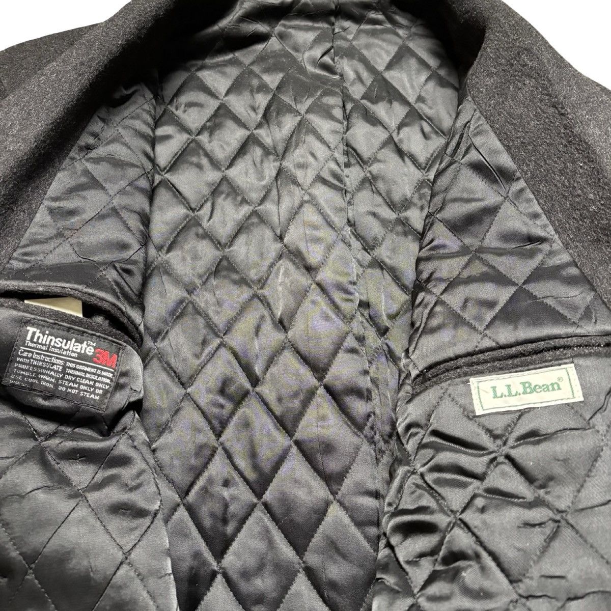 L.L. Bean LL Bean Thinsulate Wool Blazer Jacket Sport Coat XXL Size 44L - 3 Thumbnail