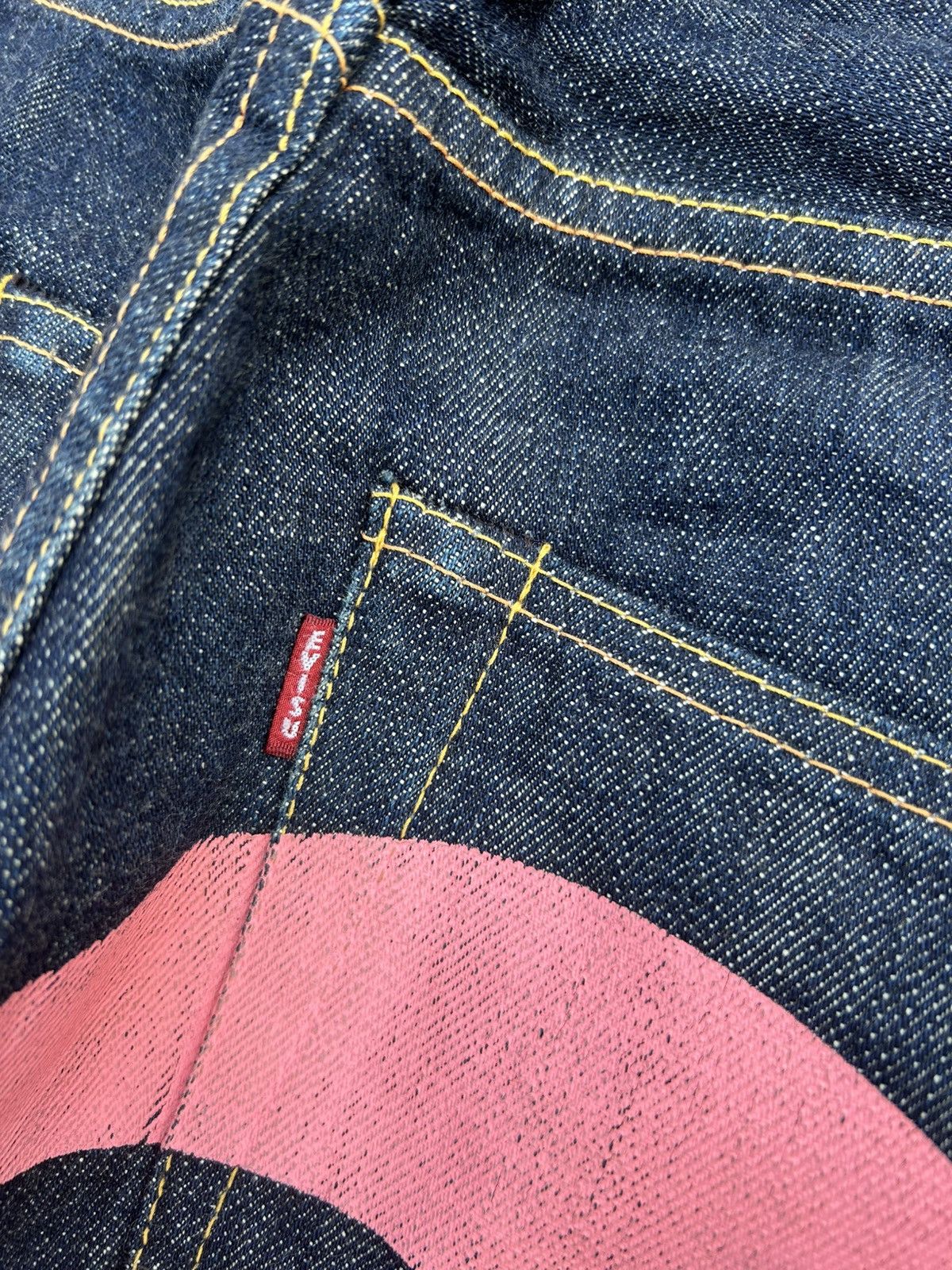 Evisu VINTAGE EVISU DAICOCK SELVEDGE MADE IN JAPAN DENIM JEANS Size US 31 - 14 Thumbnail
