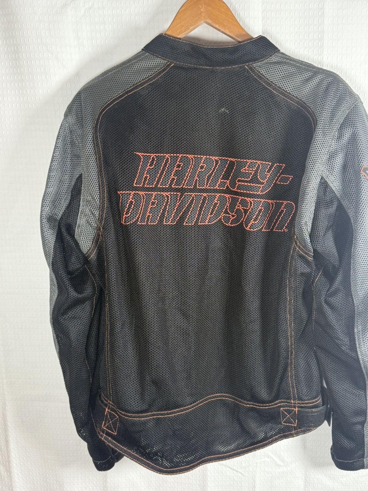 Other Harley Davidson Logo Mesh Rider Jacket size medium Black Size US M / EU 48-50 / 2 - 6 Thumbnail