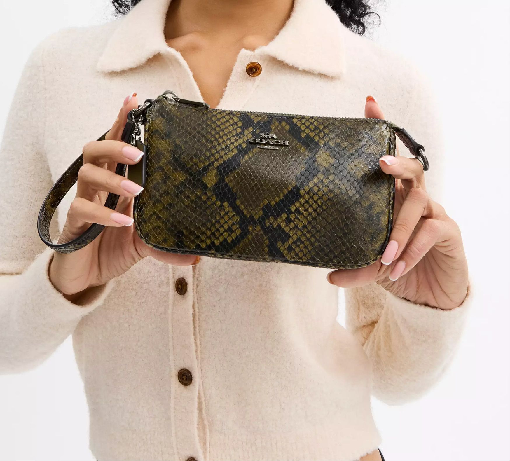 Coach Nolita 19 With Snake Print CCF62 Size ONE SIZE - 7 Thumbnail