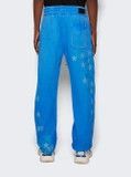 Amiri o1mle0326 Pigment Spray Star Sweatpants & Joggers in Blue Size US 40 / EU 56 - 5 Thumbnail