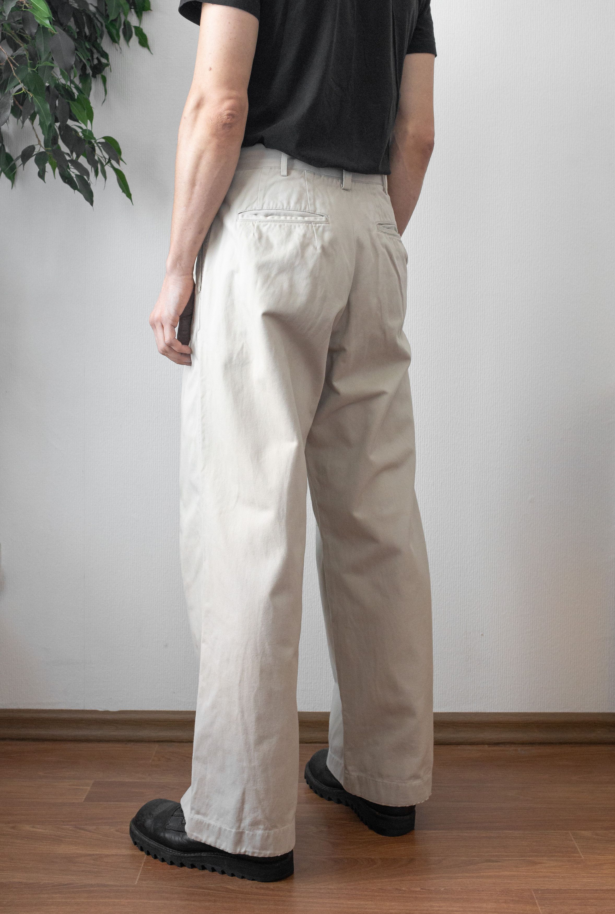 Yohji Yamamoto 1998AW wide cotton pants Size US 32 / EU 48 - 3 Thumbnail