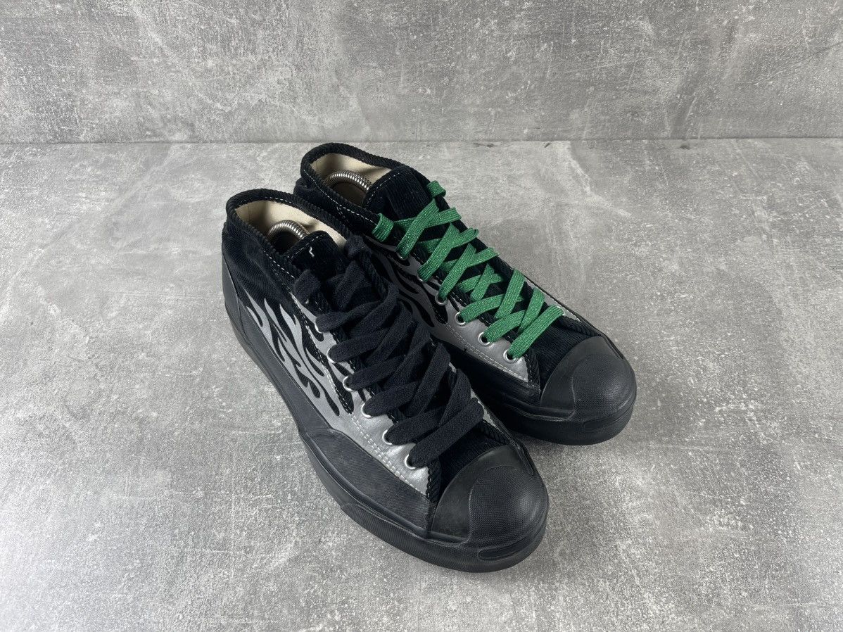 A$AP Nast × Converse Converse Jack Purcell A$AP Nast Reflective Black Silver Size US 10.5 / EU 43-44 - 3 Thumbnail