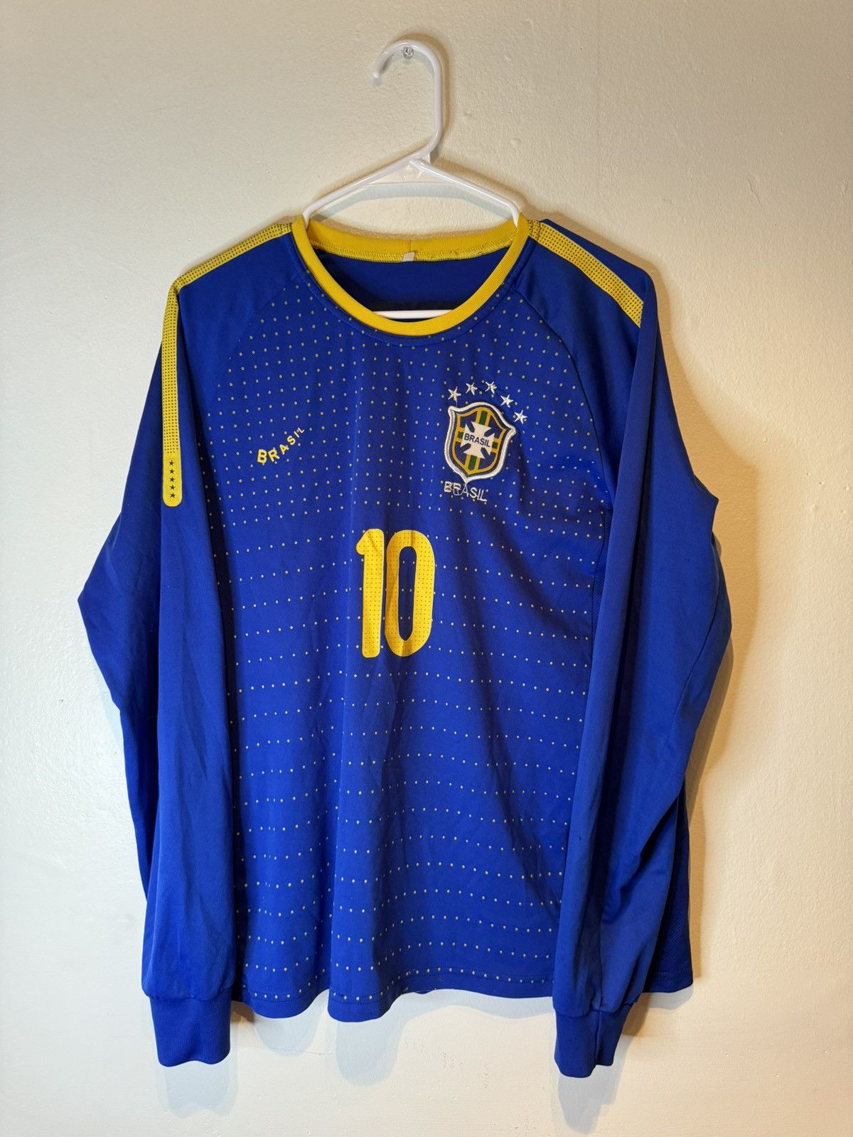 Other Brasil Men Medium Performance Soccer Jersey Long Size M Size US M / EU 48-50 / 2 - 1 Thumbnail