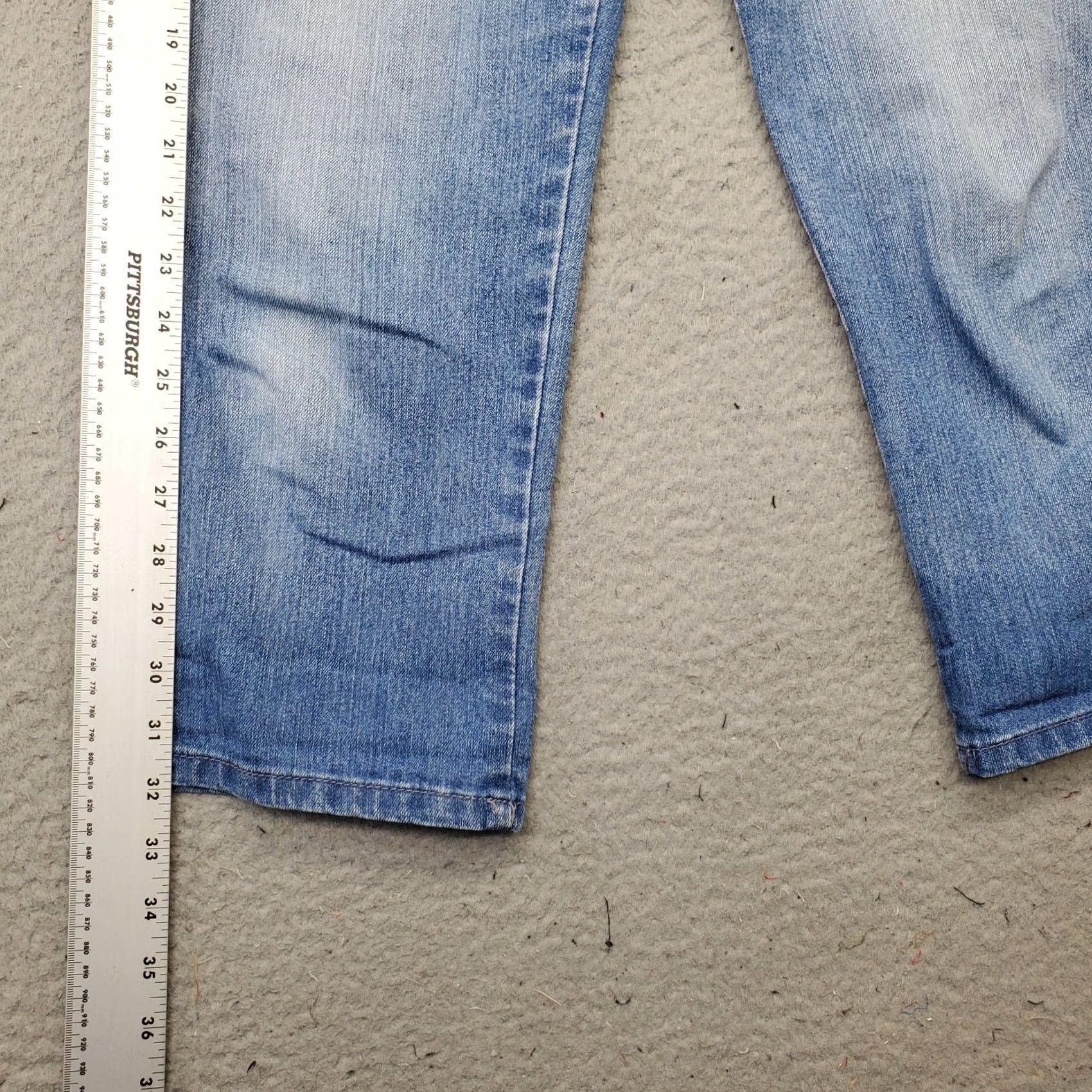 Nine West Nine West Jeans Womens Capri 10P Blue Denim Stretch Vintage America Capri Jeans Womens 10P Blue denim stretch Boho Size 32" / US 10 / IT 46 - 3 Thumbnail
