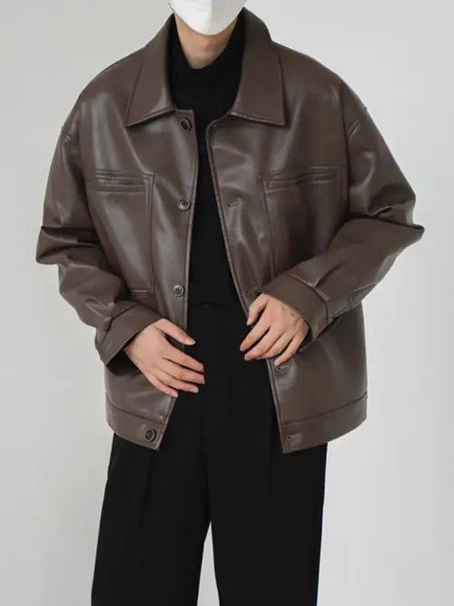 Vintage Madoka x Maya Korean fashion retro faux leather jacket Size US XL / EU 56 / 4 - 3 Thumbnail