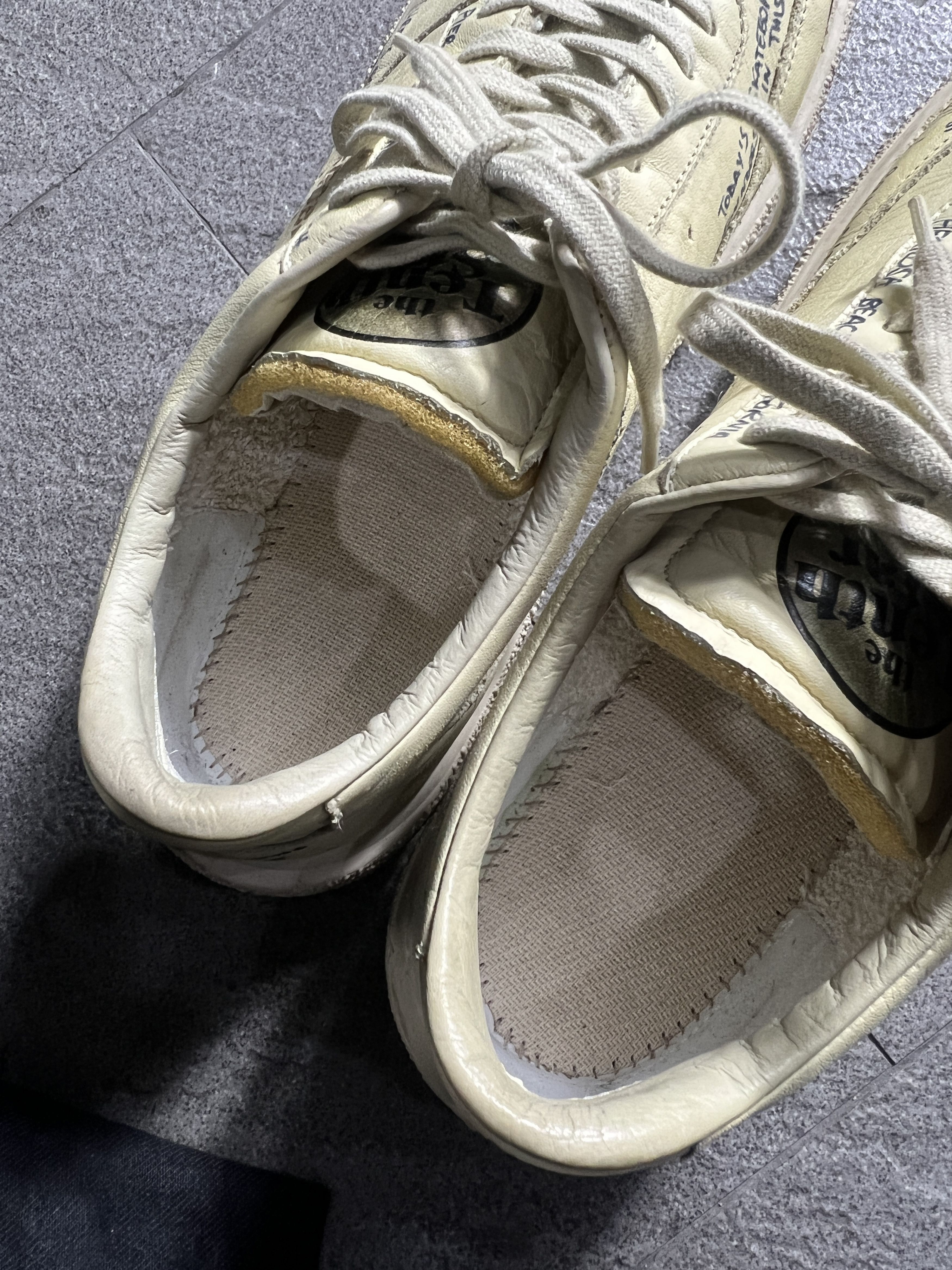 Golden Goose Golden Goose VCE Scribble Handwritten Leather Sneakers EU39 Size US 9 / IT 39 - 16 Thumbnail