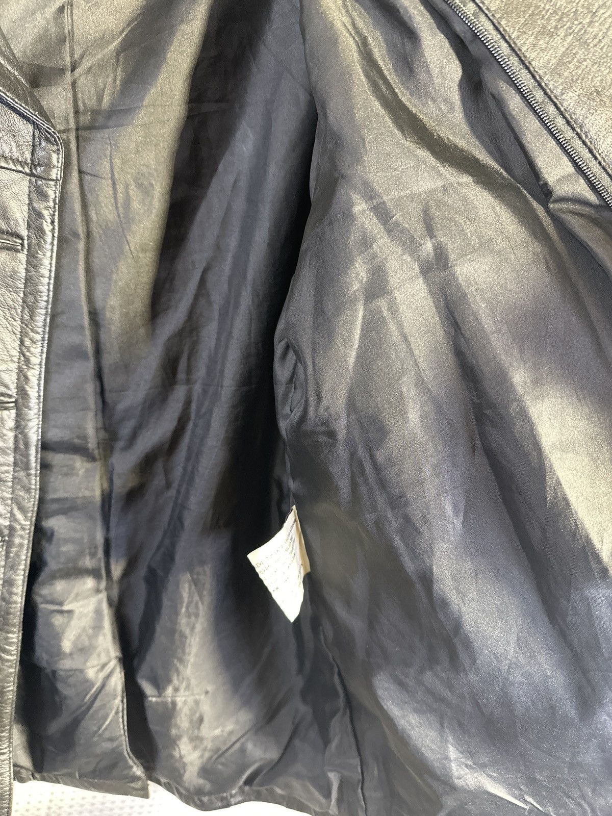 Other Charles Klein Leather Peacoat Jacket Size XL / US 12-14 / IT 48-50 - 4 Thumbnail