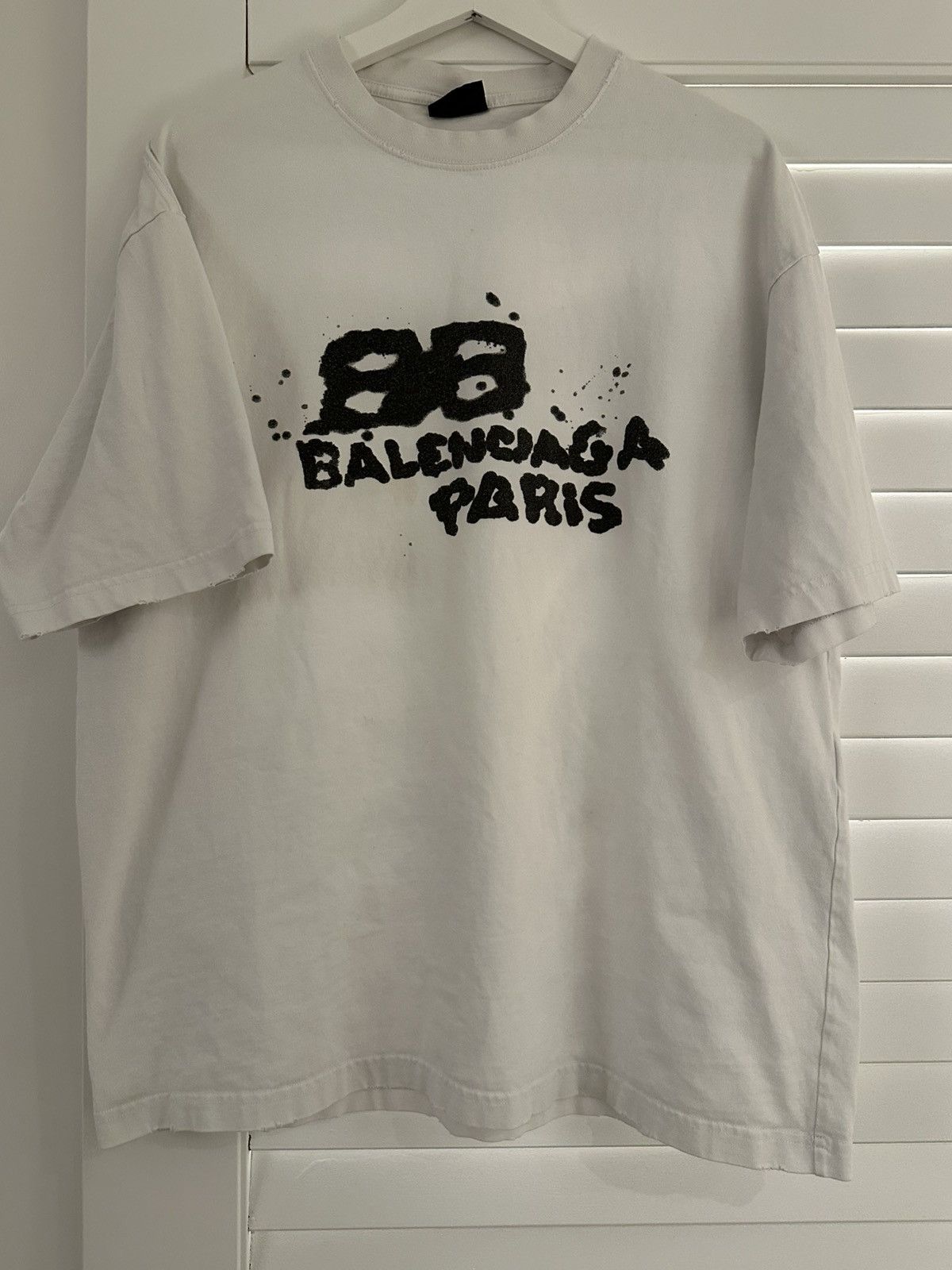 Balenciaga Balenciaga Unisex Dirty BB Paris Icon Shirt Size US M / EU 48-50 / 2 - 1 Thumbnail