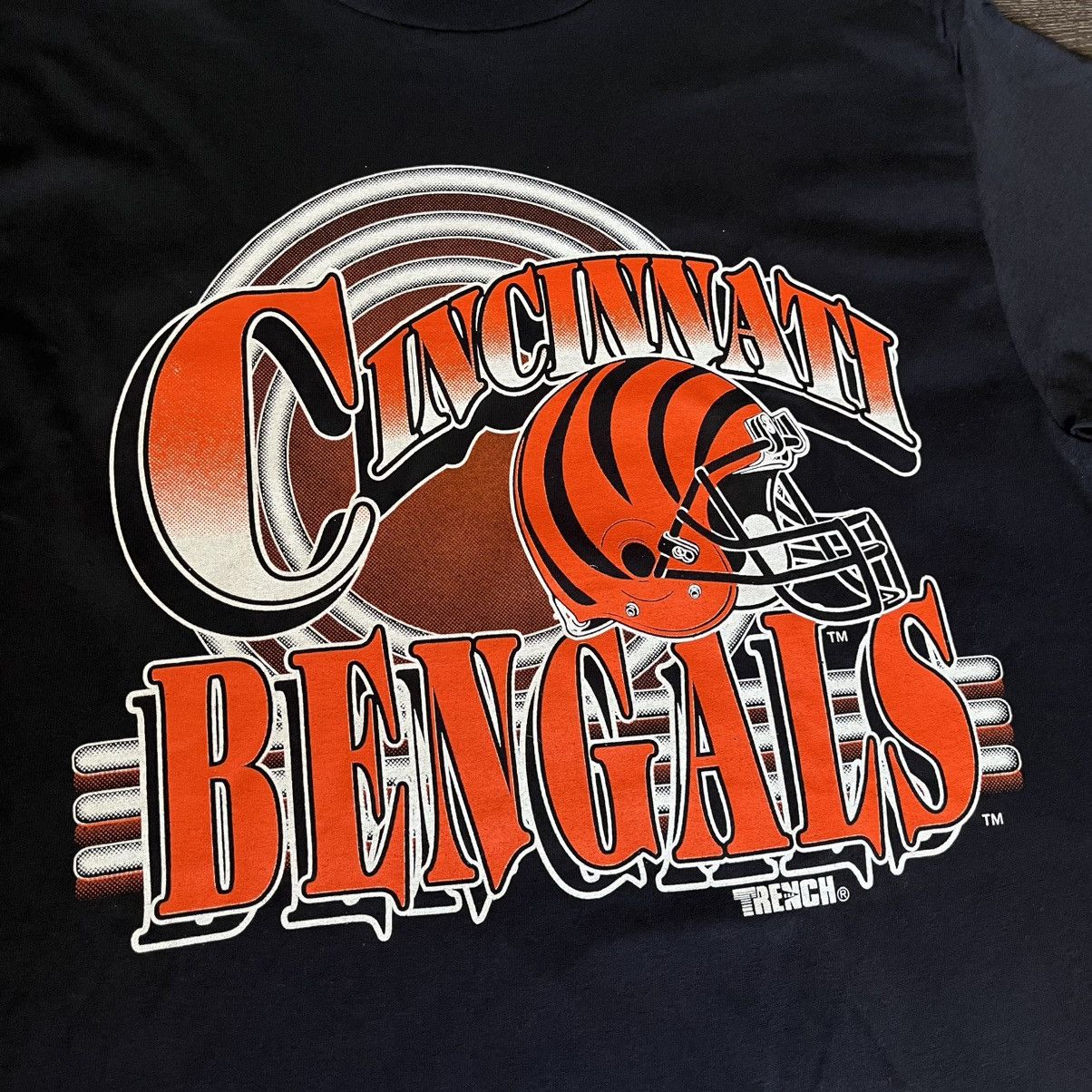 Trench USA Vintage 90s NFL Cincinnati Bengals Trench USA Helmet T Shirt Size US M / EU 48-50 / 2 - 4 Thumbnail