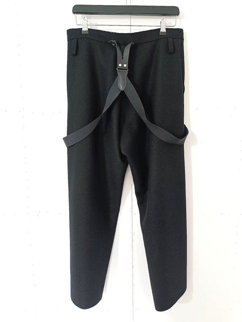 Y's Y's size 2 Wool wide leg trousers with stripped back pants Size US 28 / EU 44 - 2 Thumbnail