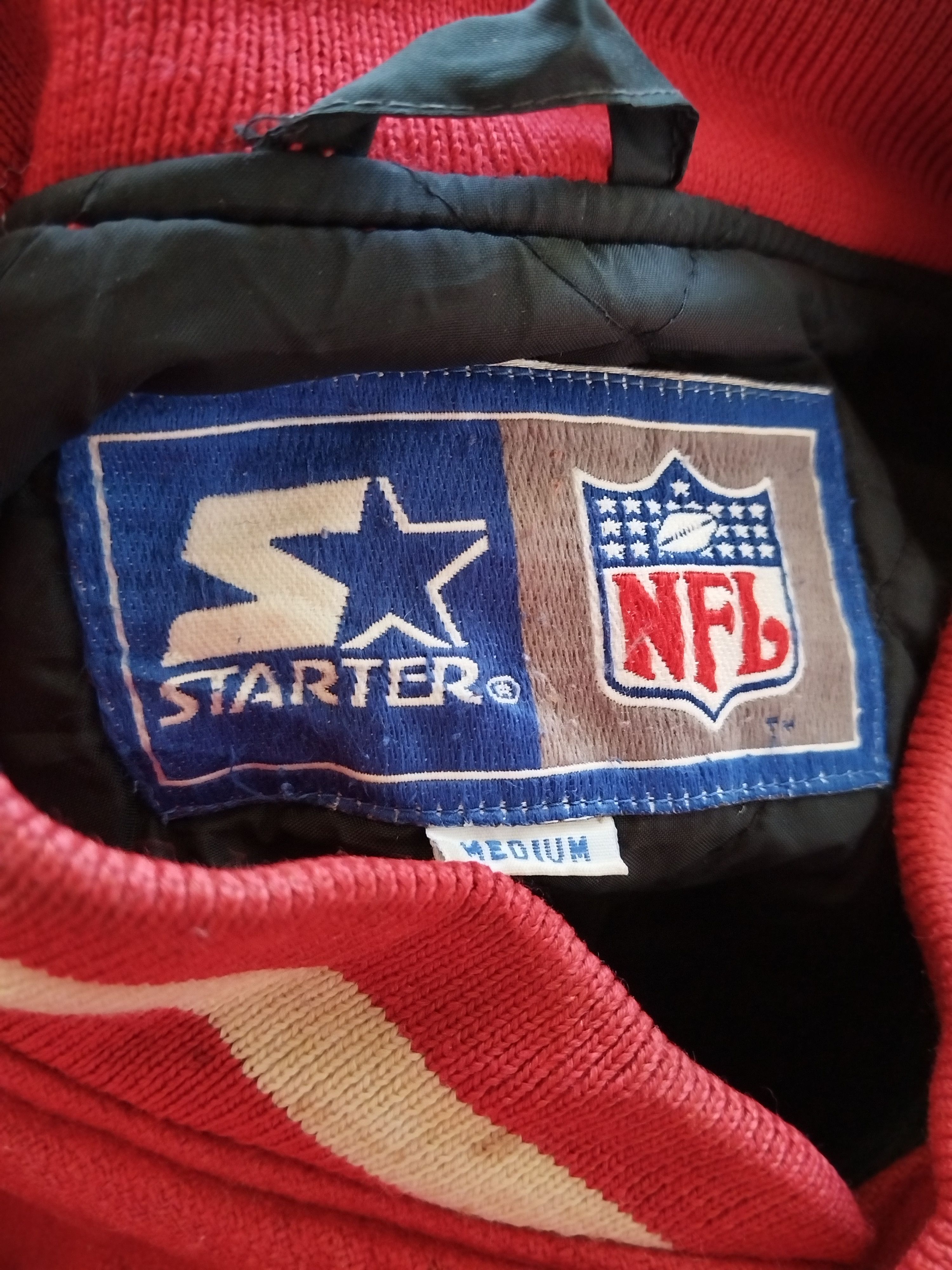 NFL Vintage 49ers varsity leather sleeve jacket Size US M / EU 48-50 / 2 - 4 Thumbnail
