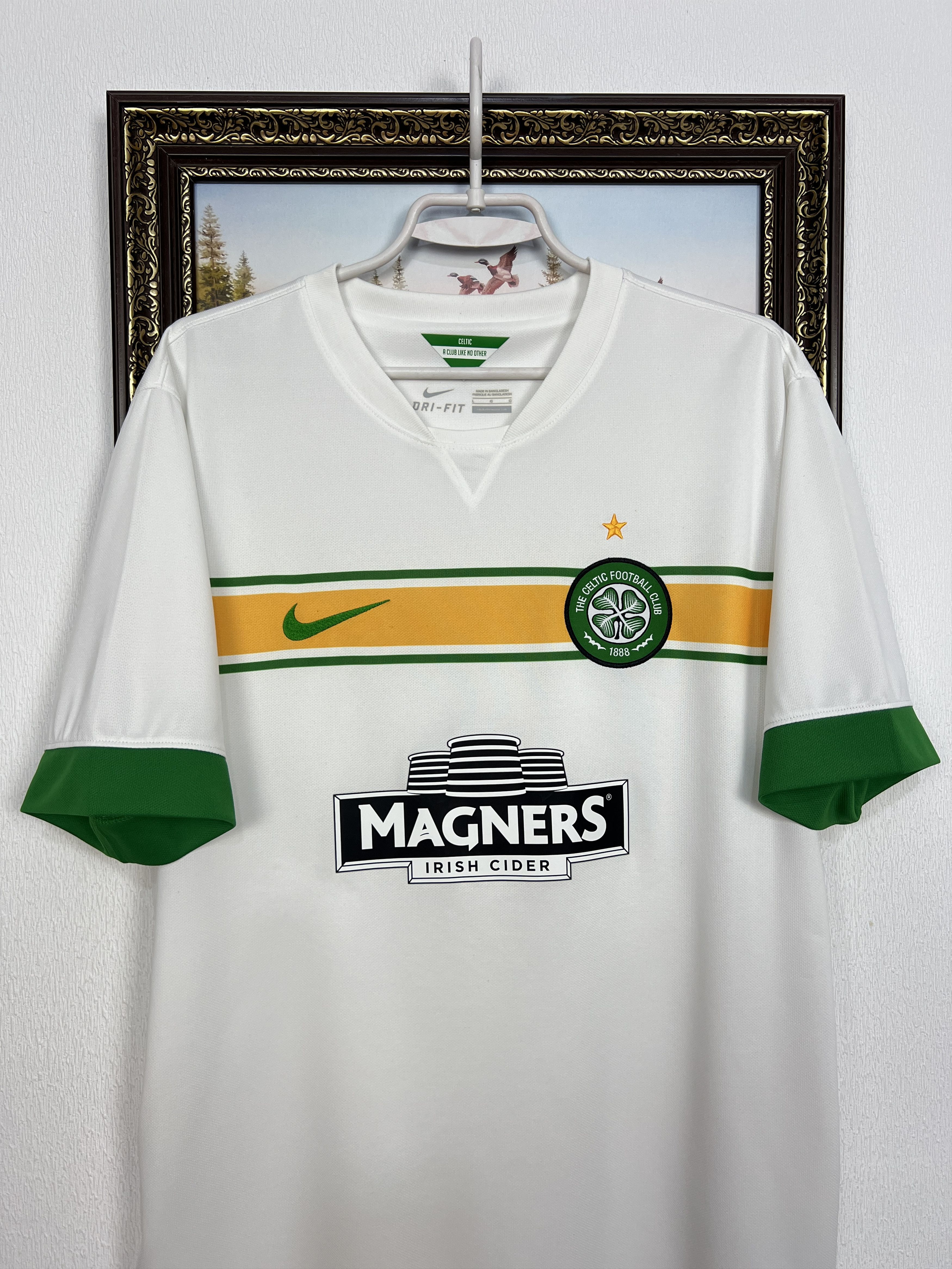 Nike Celtic Third football shirt 2014 Soccer Jersey Trikot Rare Size US L / EU 52-54 / 3 - 2 Thumbnail