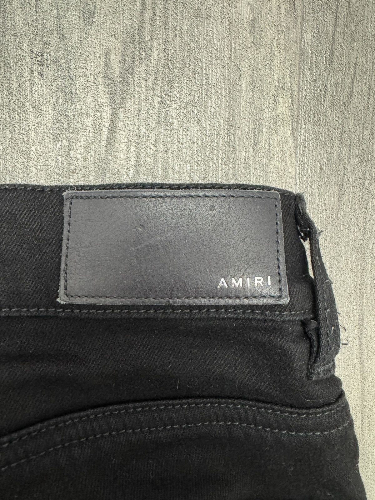Amiri Amiri Black Bandana Thrasher Jeans Size US 31 - 8 Thumbnail