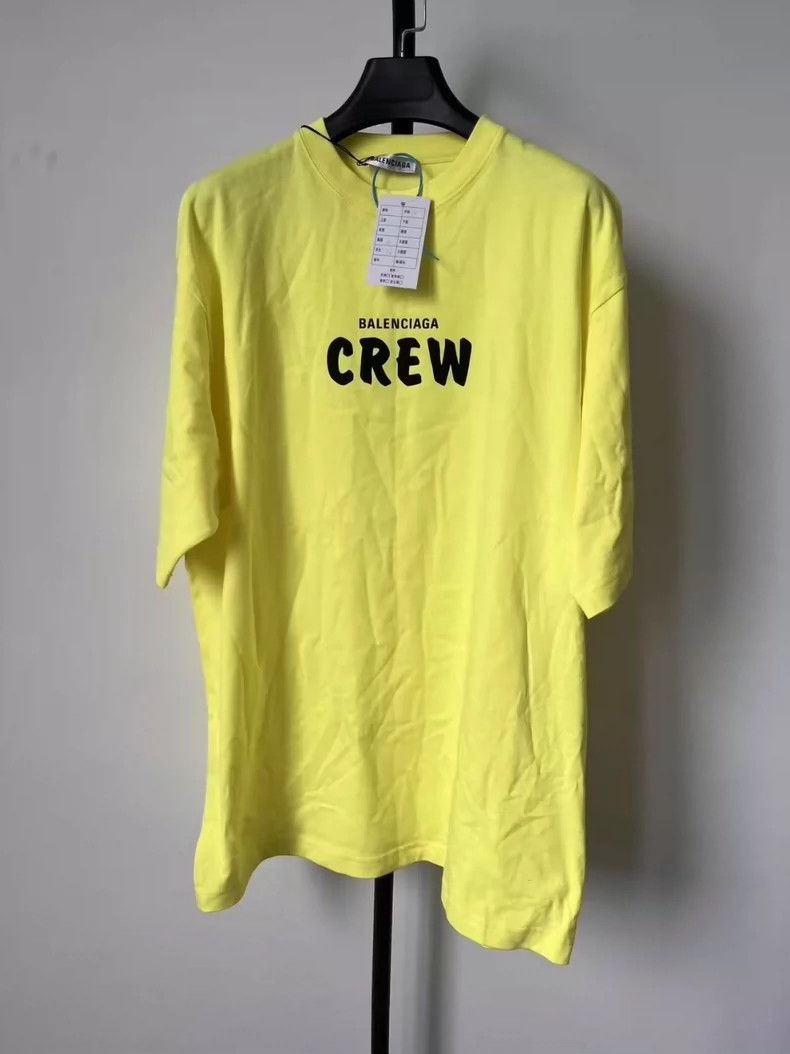 Balenciaga Logo Printed Short Sleeve T-Shirt Regular