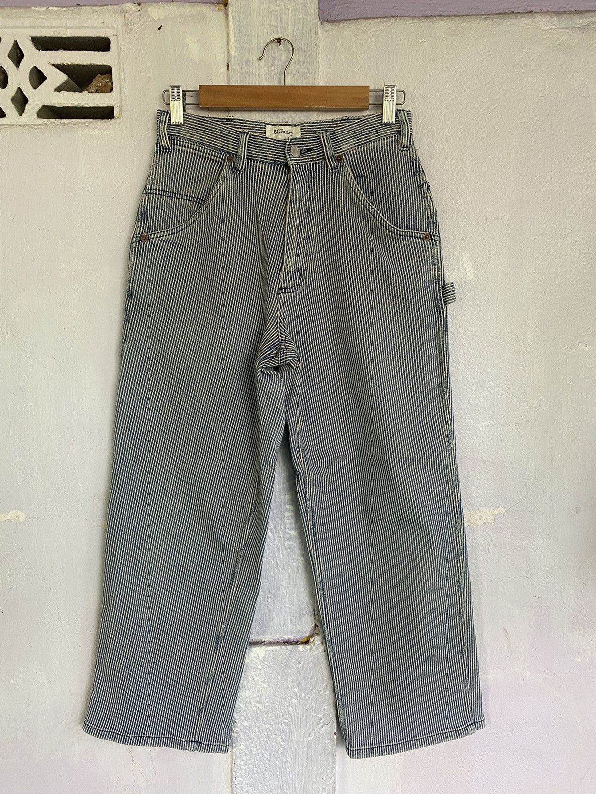 BC Factory Hickory Workwear Blue Pants