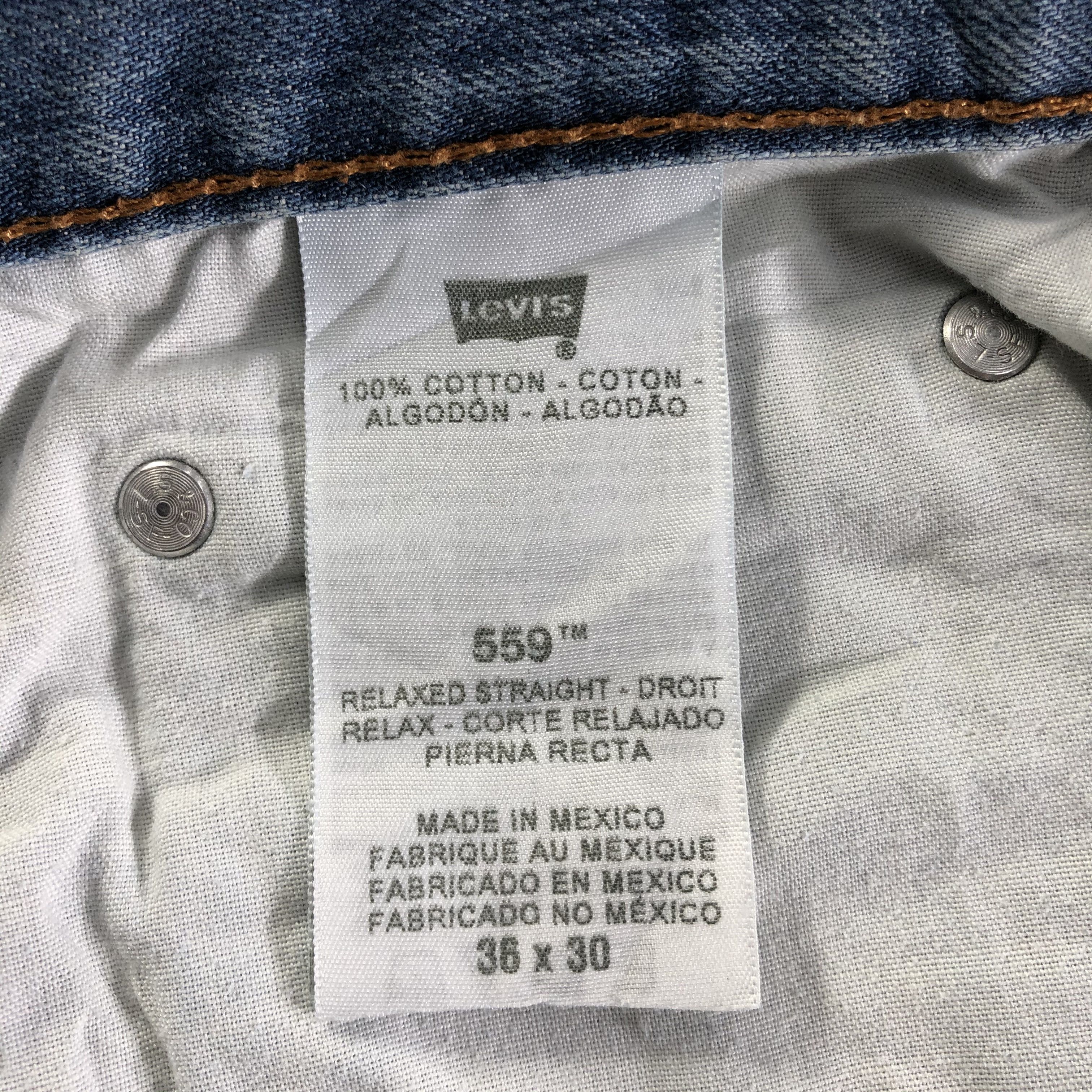 Levi's Vintage Levis 559 Jeans-J4486 Size US 38 / EU 54 - 11 Thumbnail