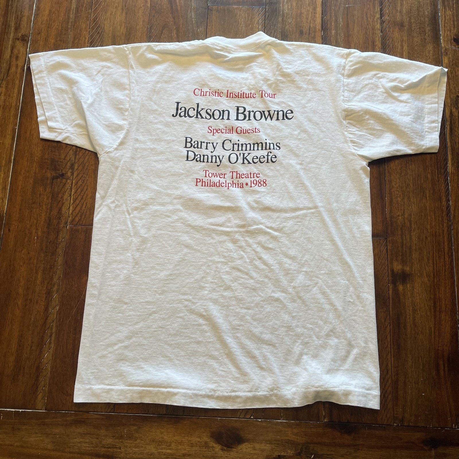 Fruit Of The Loom Vtg Jackson Browne Shirt Mens L La Penca Project Concert 80s Size US L / EU 52-54 / 3 - 9 Thumbnail
