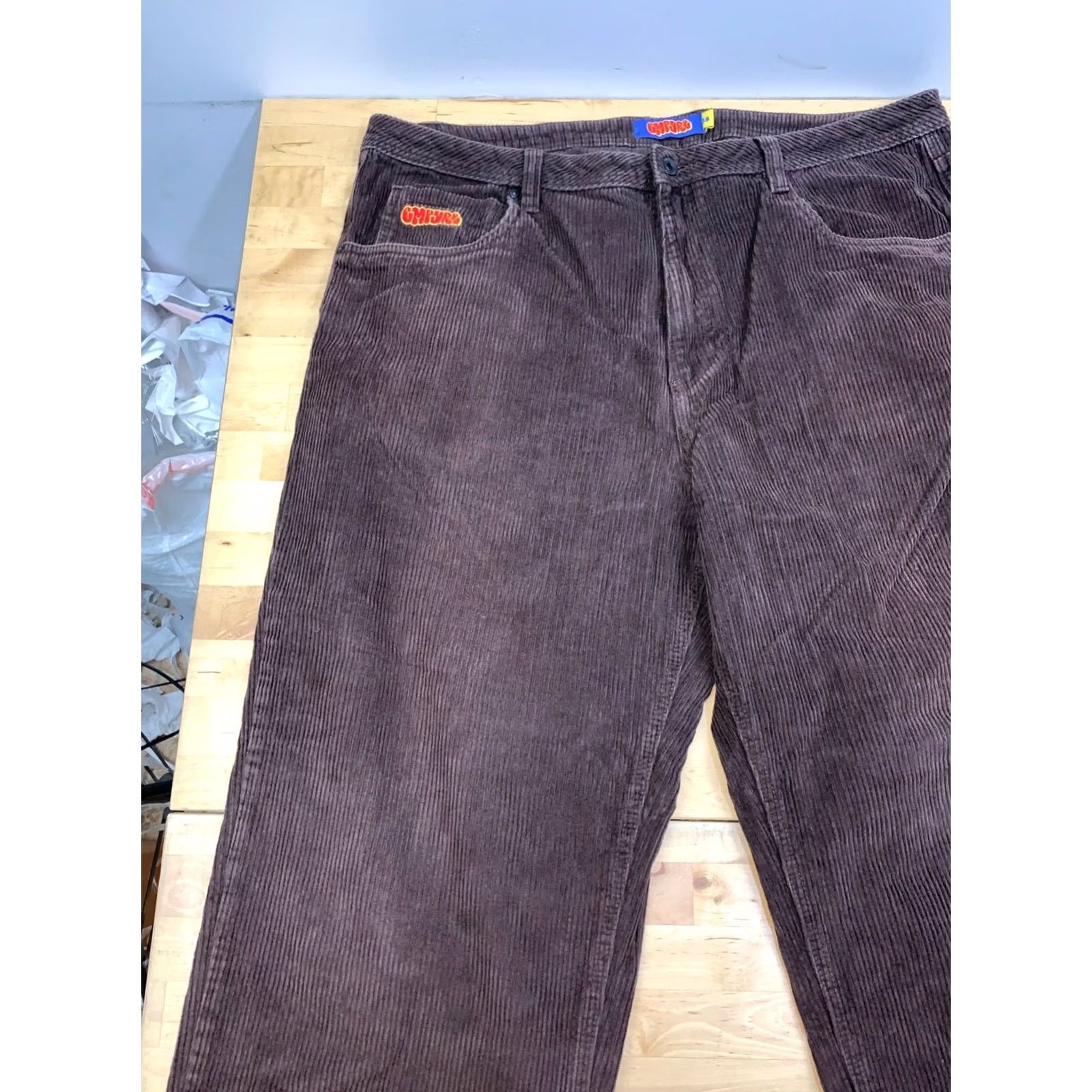 Empyre Empyre Corduroy Pants Men 38 Brown Baggy Skate Punk Faded 13176 Size US 38 / EU 54 - 4 Thumbnail