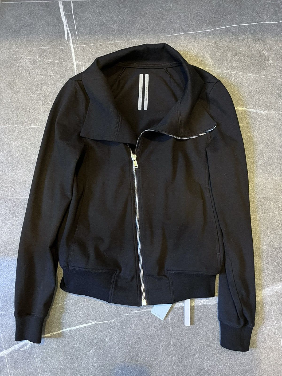 Rick Owens BAUHAUS JOGGER JACKET ジョガー M RICK OWENS Concordians Bauhaus Jogger Jacket Black - Wrong