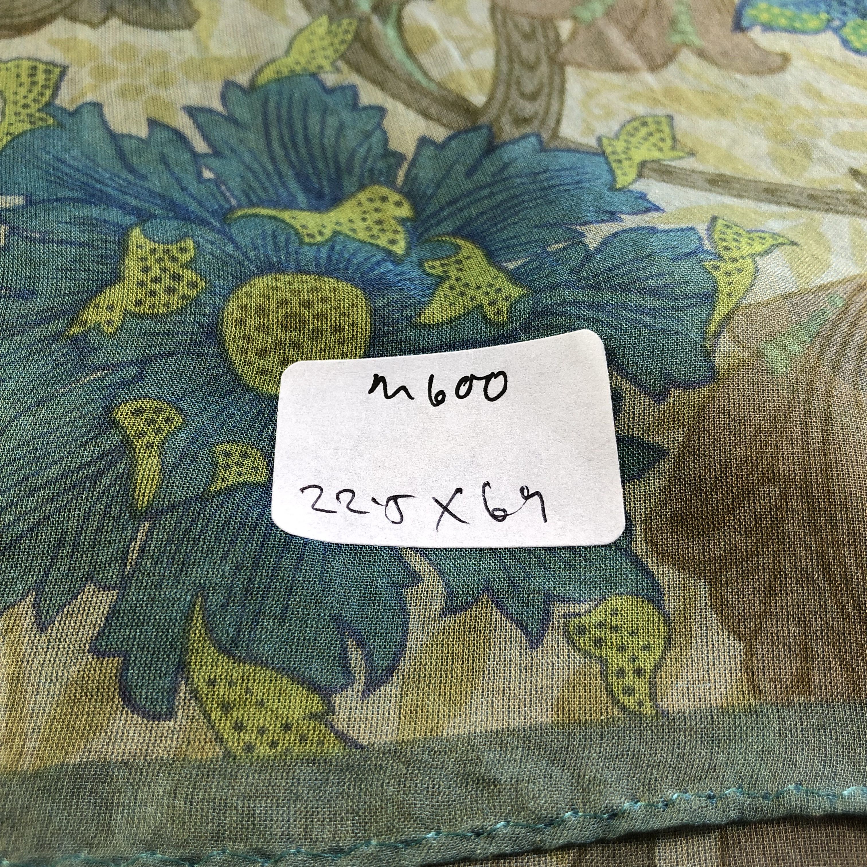 Jean-Louis Scherrer Vintage Jean Louis Scherrer Silk Stole Silk Scarf M600 Size ONE SIZE - 7 Thumbnail