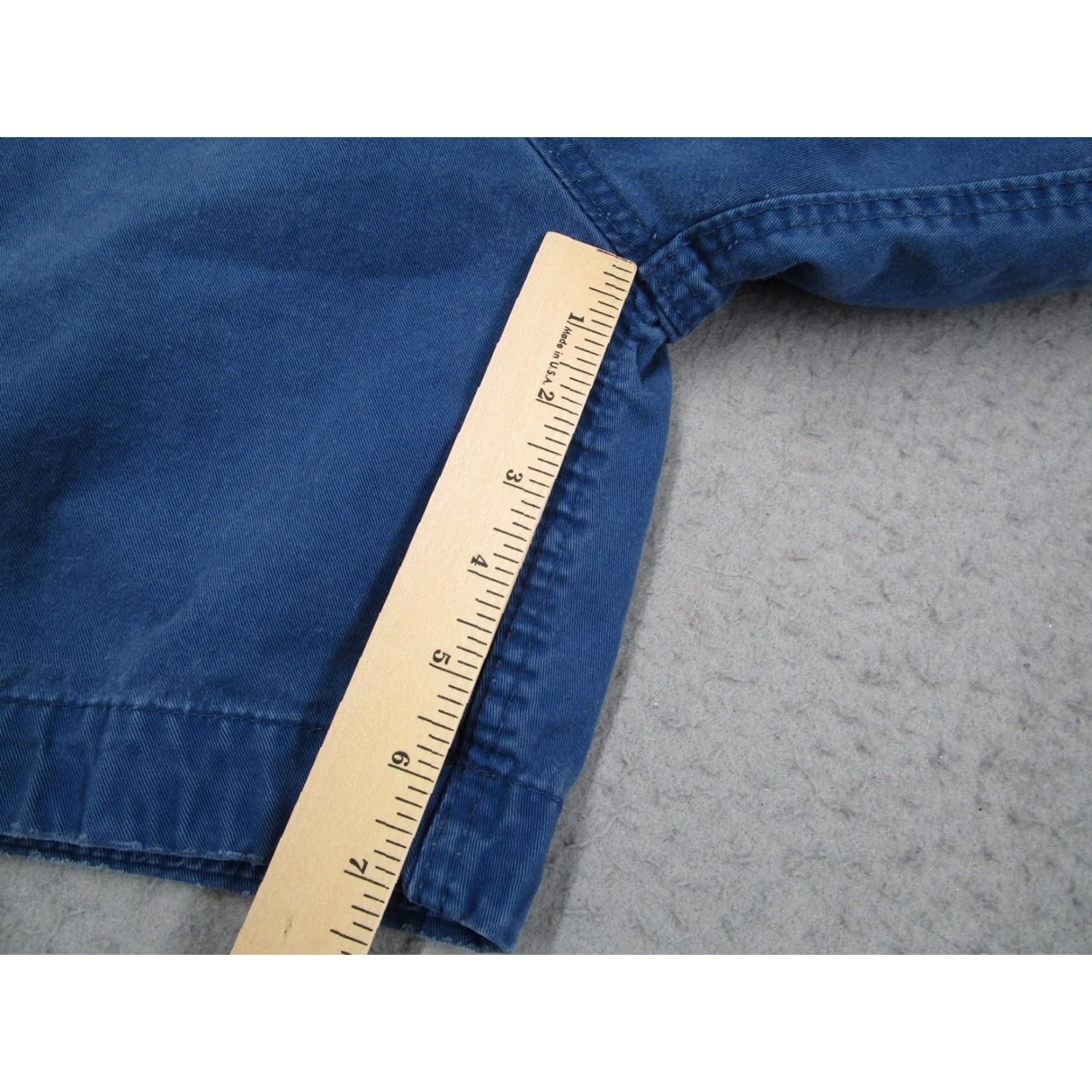 Abercrombie & Fitch Abercrombie & Fitch Shorts Mens 32 Blue Chino Cotton Casual Flat Front Size US 32 / EU 48 - 7 Thumbnail