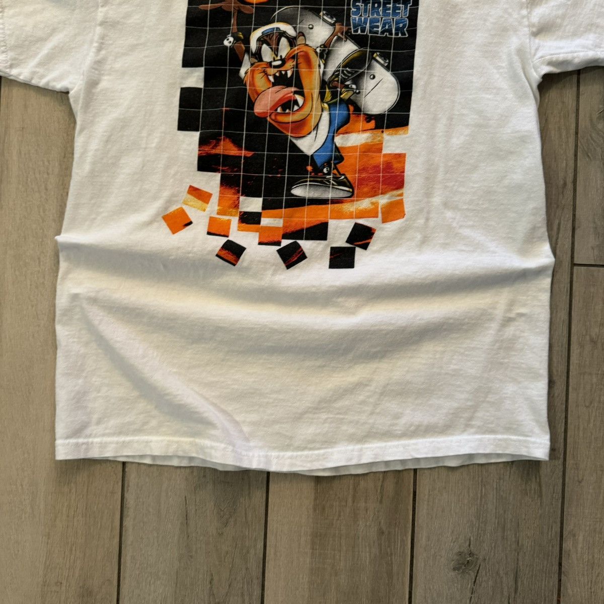 Independent Truck Co. × JNCO × Shorty's Skateboards Vintage 1996 White Taz Looney Tunes Skater Graphic Tee S-M Size US M / EU 48-50 / 2 - 12 Thumbnail
