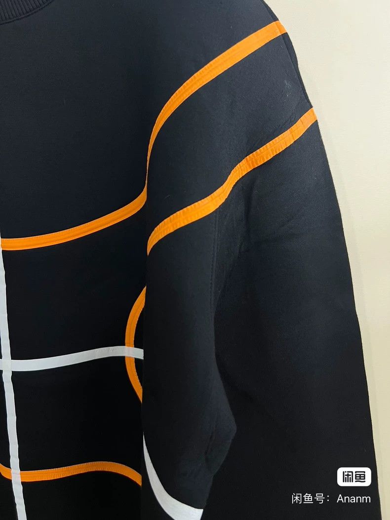 Givenchy Givenchy Space Cotton Hoodie, Size M, Black Base with Oran Size US M / EU 48-50 / 2 - 4 Thumbnail