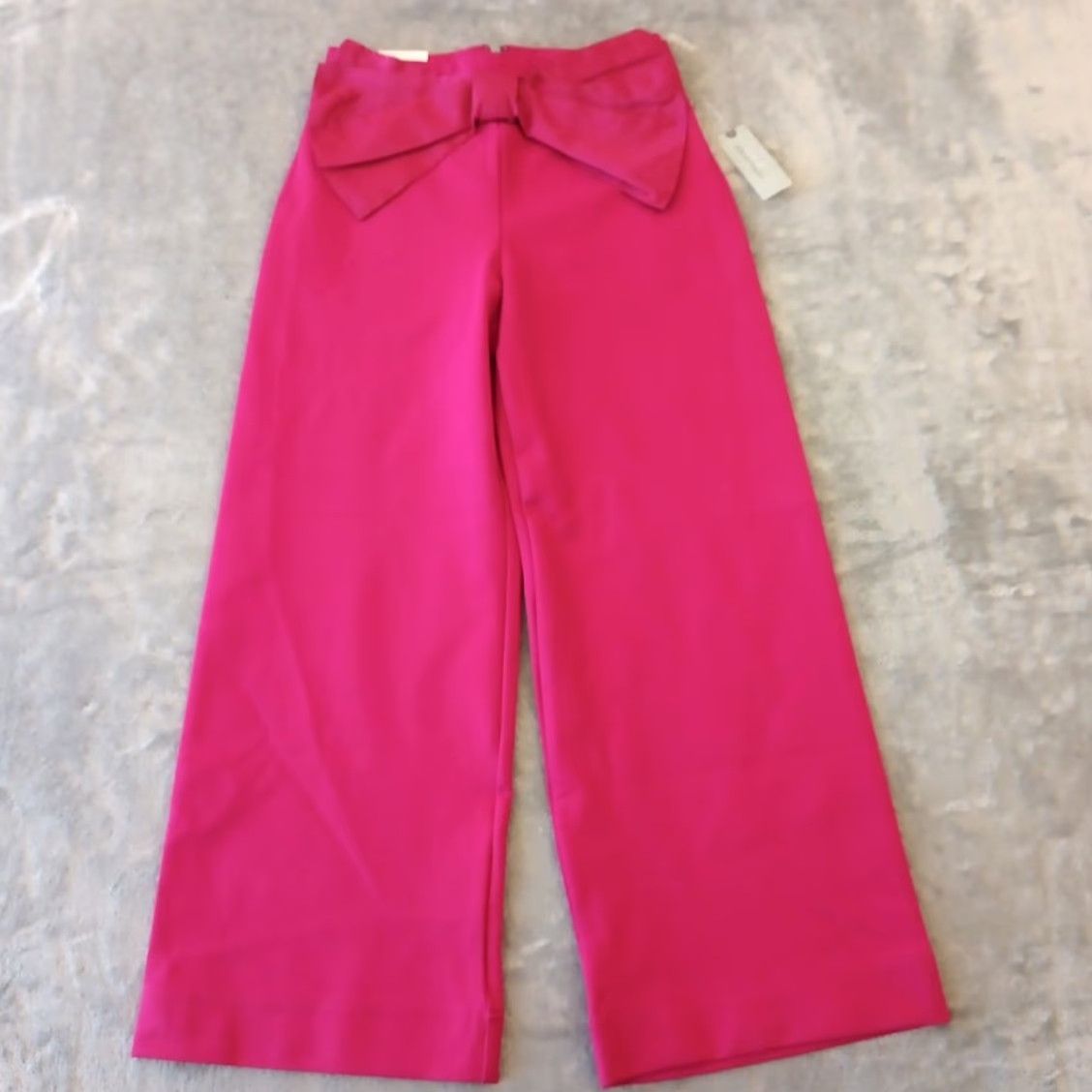 Anthropologie Anthropologie Maeve The Colette Cropped Pants Womens 23P Pink Wide-Leg New Size 40" / US 18 - 2 Thumbnail