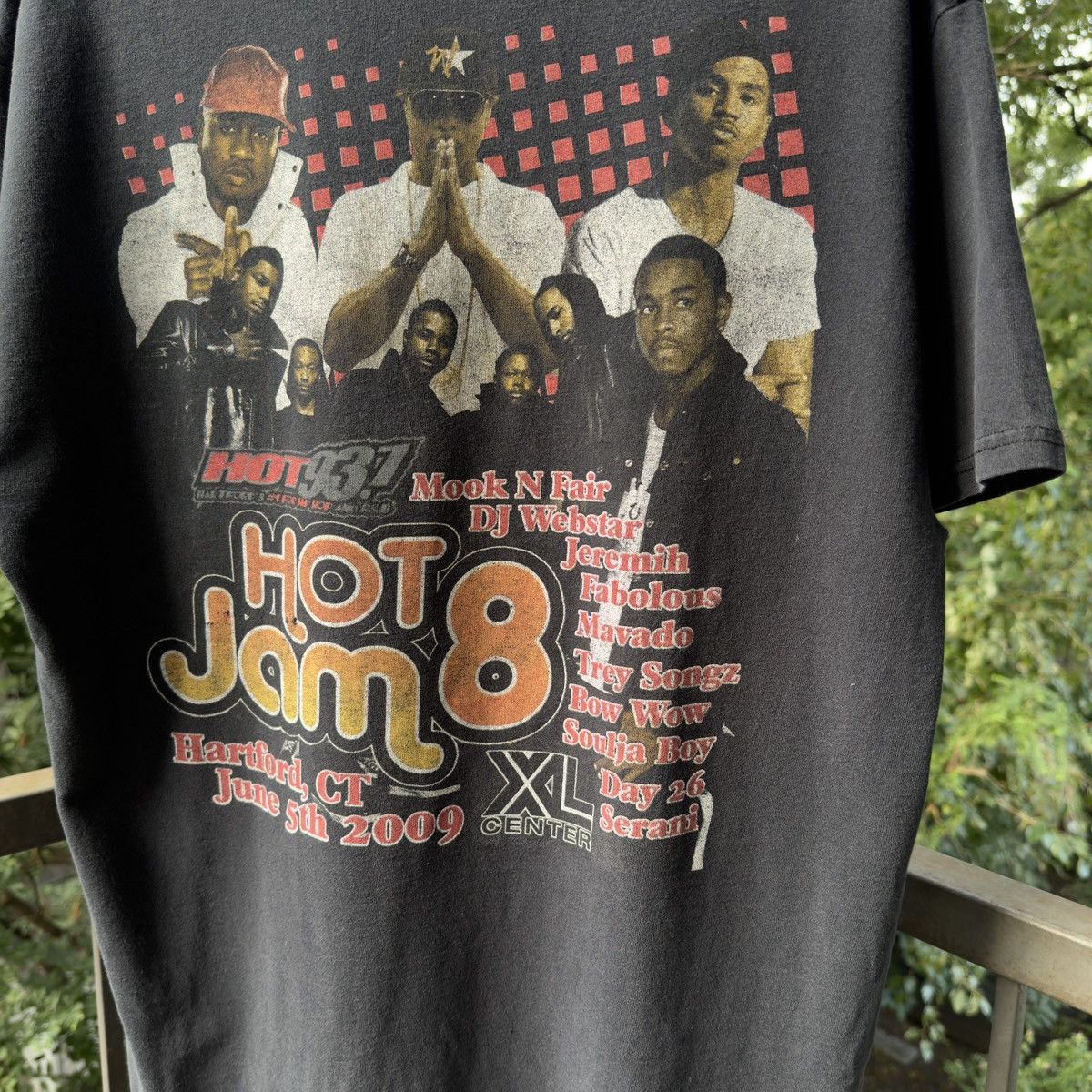 Band Tees 2009 Hot Jam Thrashed Faded Distressed Shirt ERD Grunge Rap Size US L / EU 52-54 / 3 - 10 Thumbnail