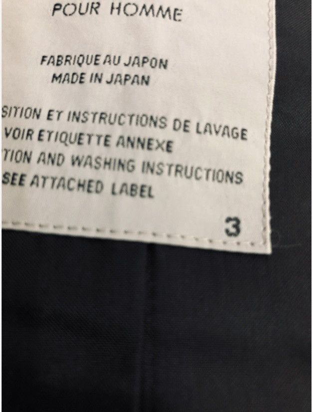 Yohji Yamamoto YYPH 🇯🇵 black wool/leather laced front acords ‘08 coat 3 NEW Size 40L - 21 Thumbnail