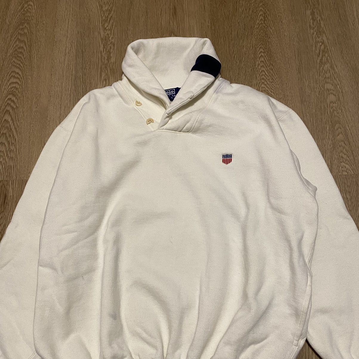 Polo Ralph Lauren × Vintage Vintage 90s Polo Ralph Lauren Uni Sweater Medium Size US M / EU 48-50 / 2 - 3 Thumbnail